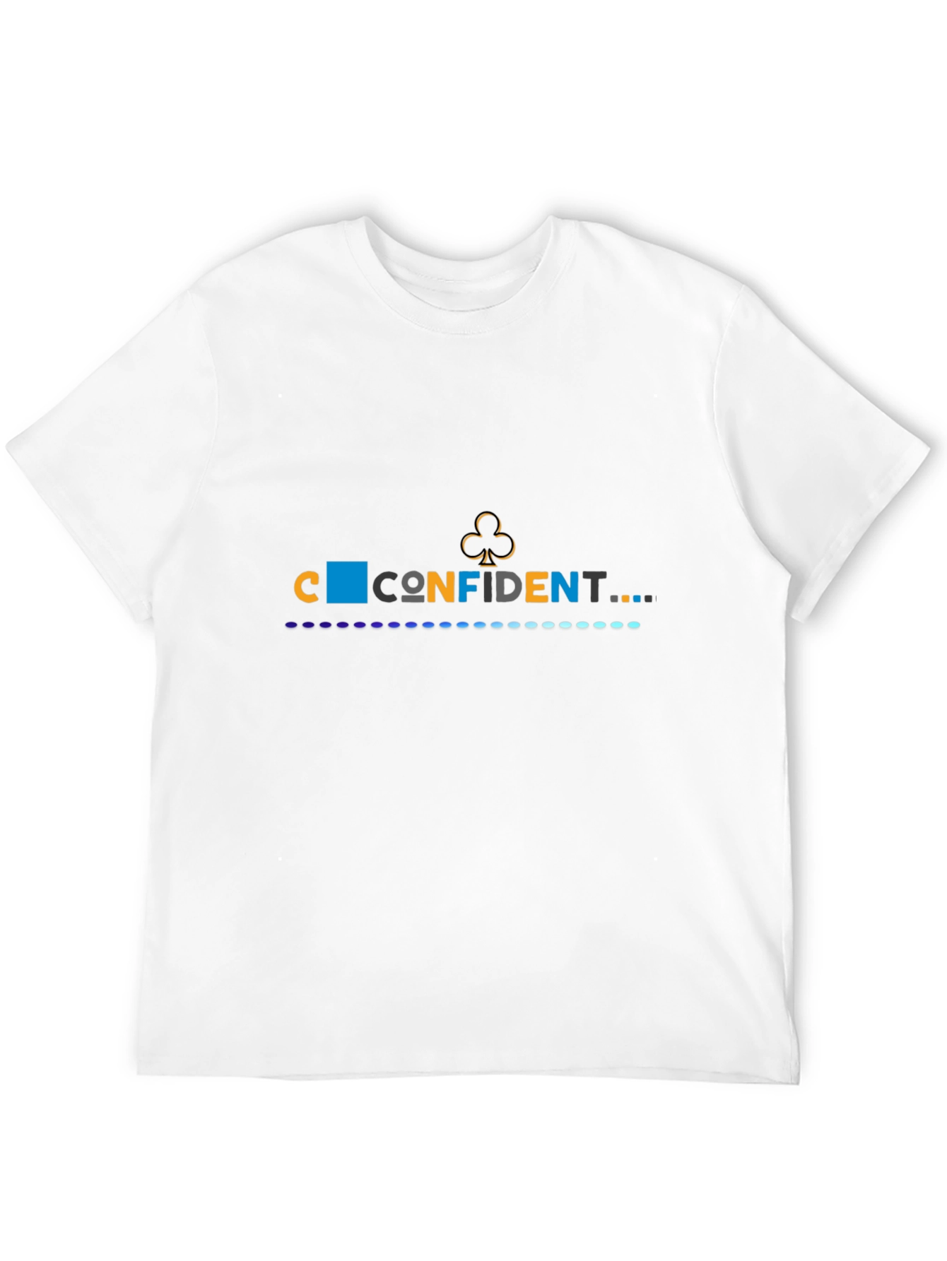 Confident Graphic Print Black T-Shirt