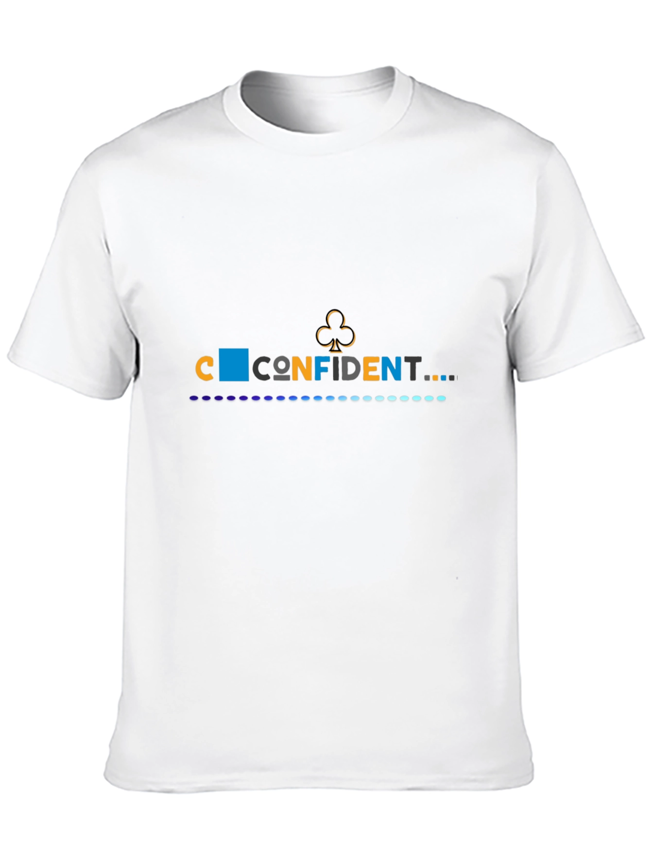 Confident Graphic Print Black T-Shirt