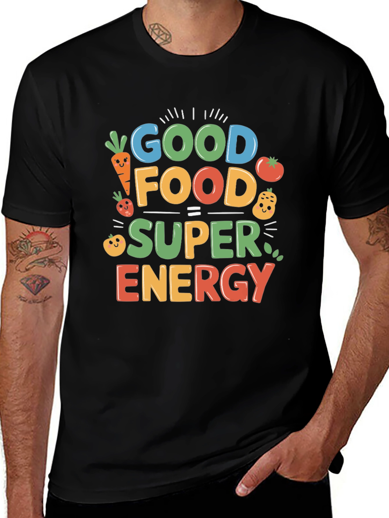 Good Food Super Energy Graphic Tee