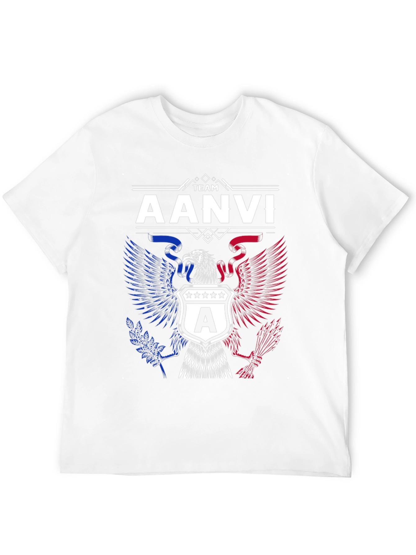 Team AANVI Eagle Graphic T-Shirt
