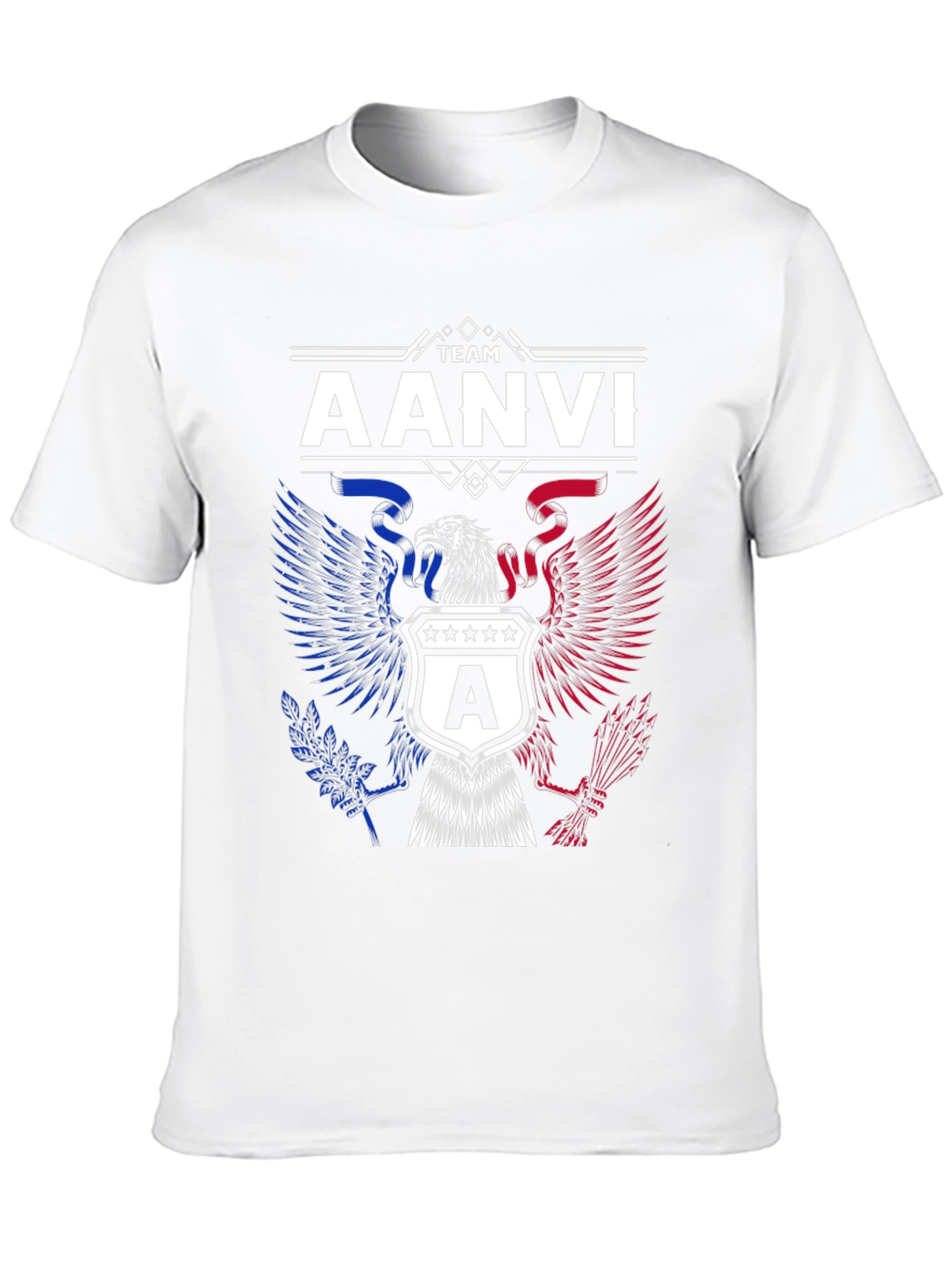 Team AANVI Eagle Graphic T-Shirt