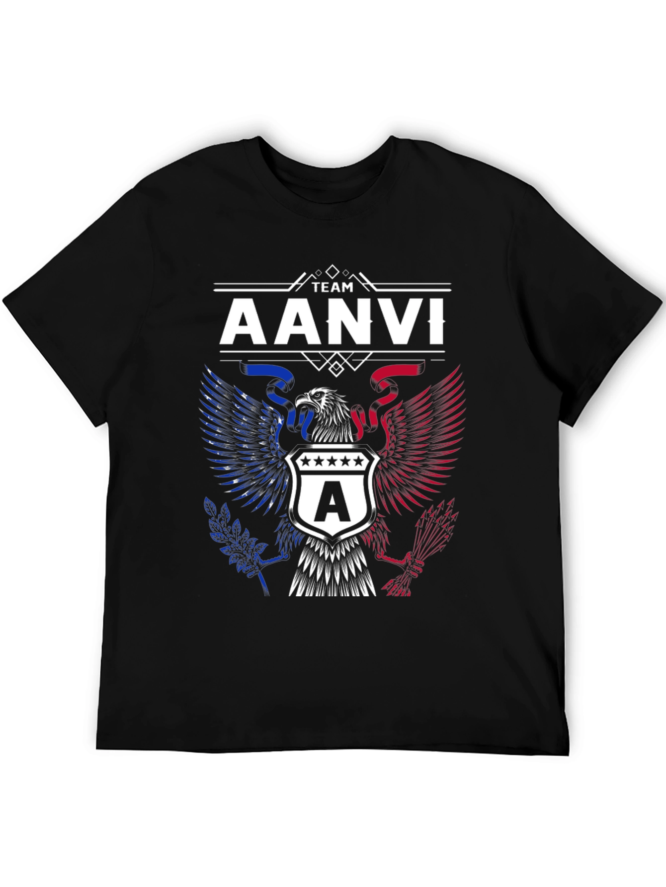 Team AANVI Eagle Graphic T-Shirt