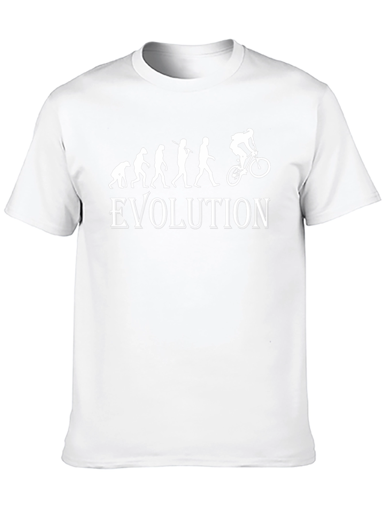 Evolution of Biking T-Shirt - Funny Graphic Tee