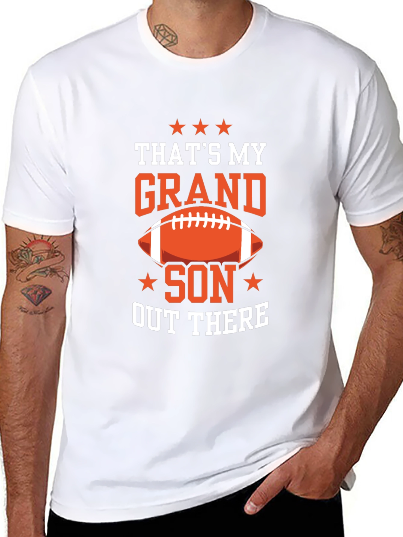 Thats My Grandson Out There Graphic T-Shirt