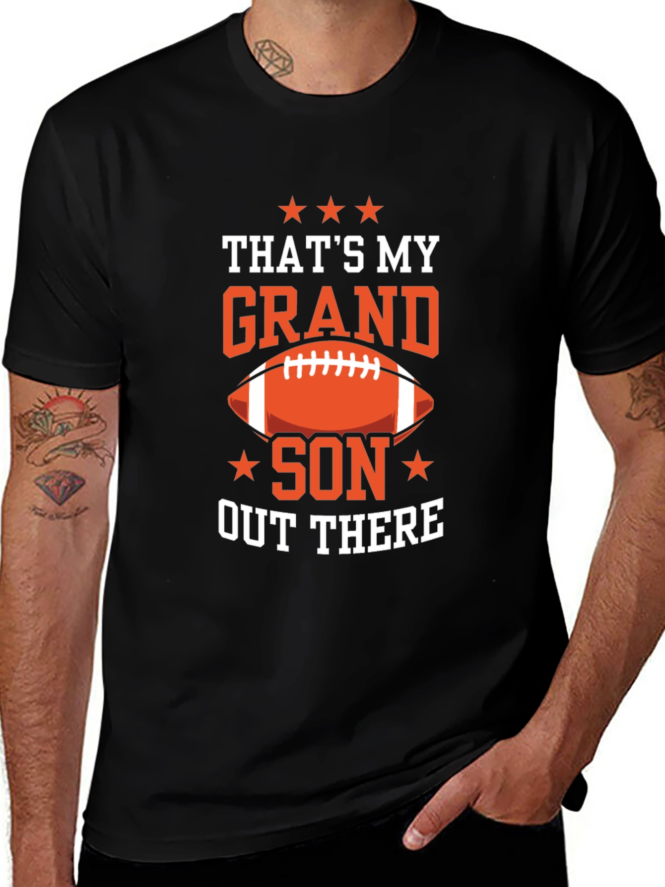 Thats My Grandson Out There Graphic T-Shirt