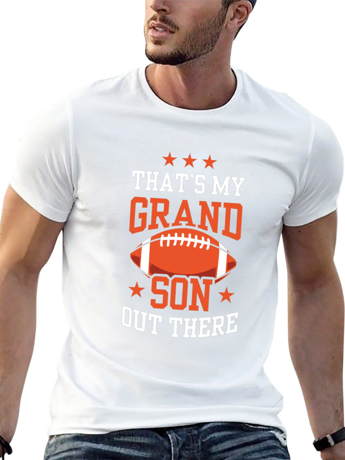 Thats My Grandson Out There Graphic T-Shirt