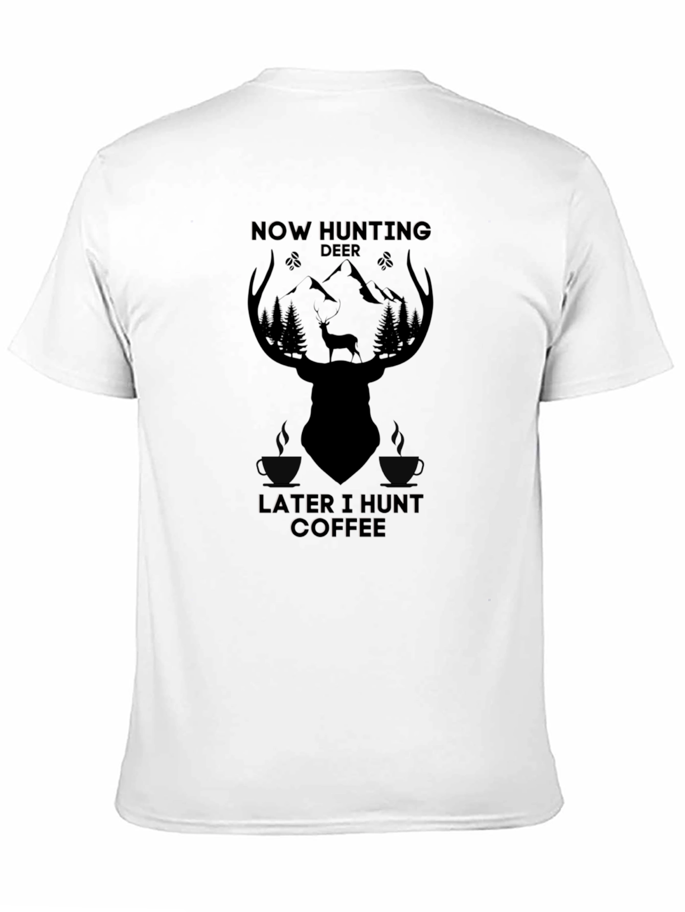 Hunting Deer & Coffee T-Shirt