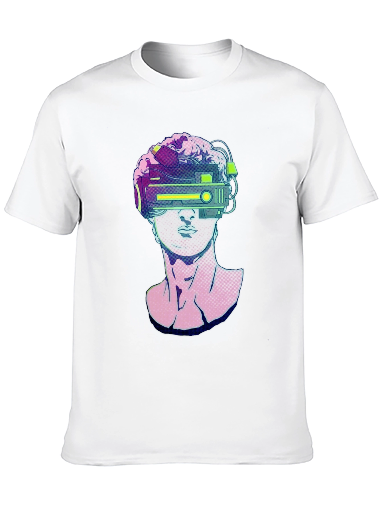 Modern David T-Shirt: Statue with VR Headset