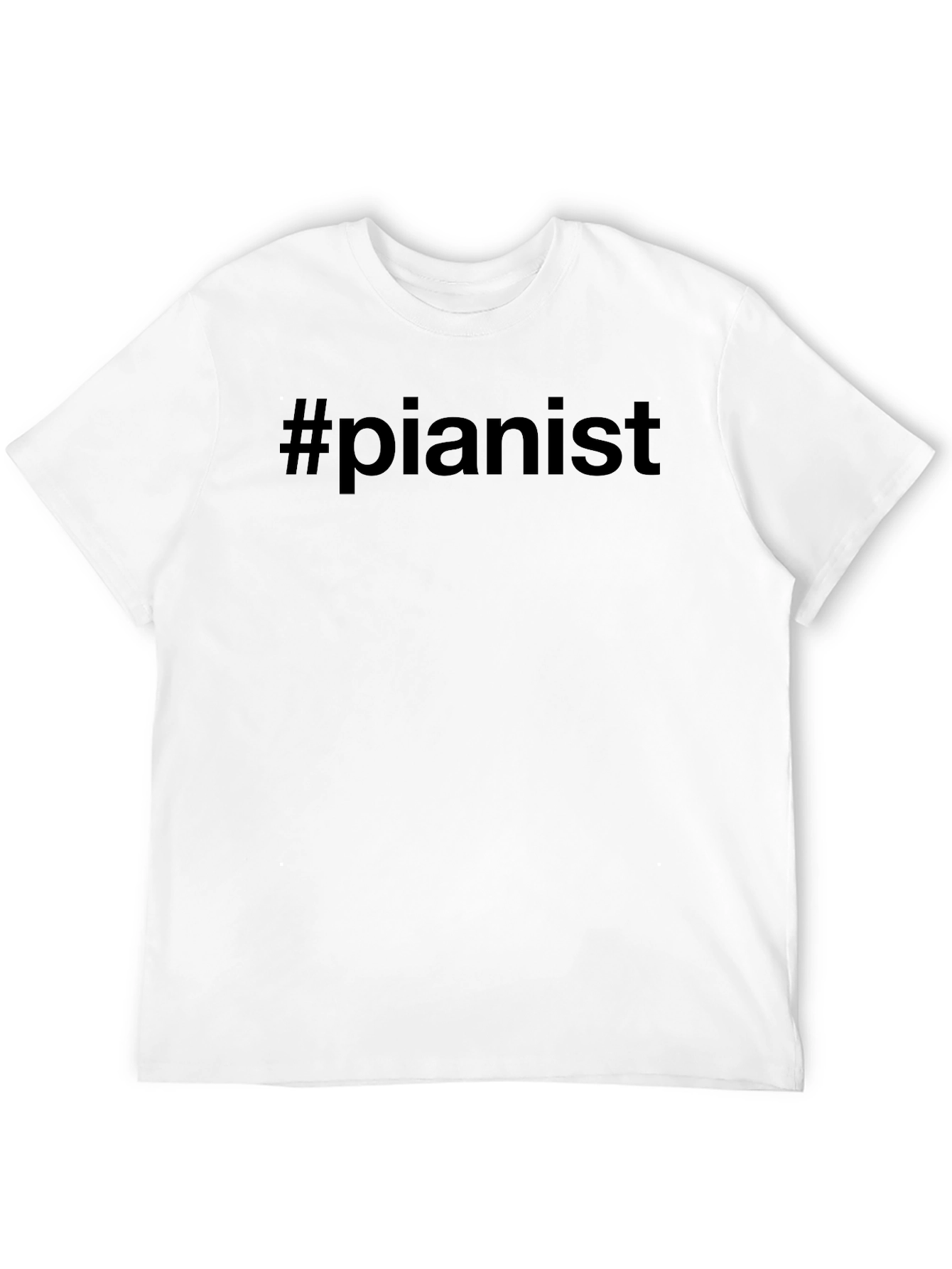 #pianist Black T-Shirt