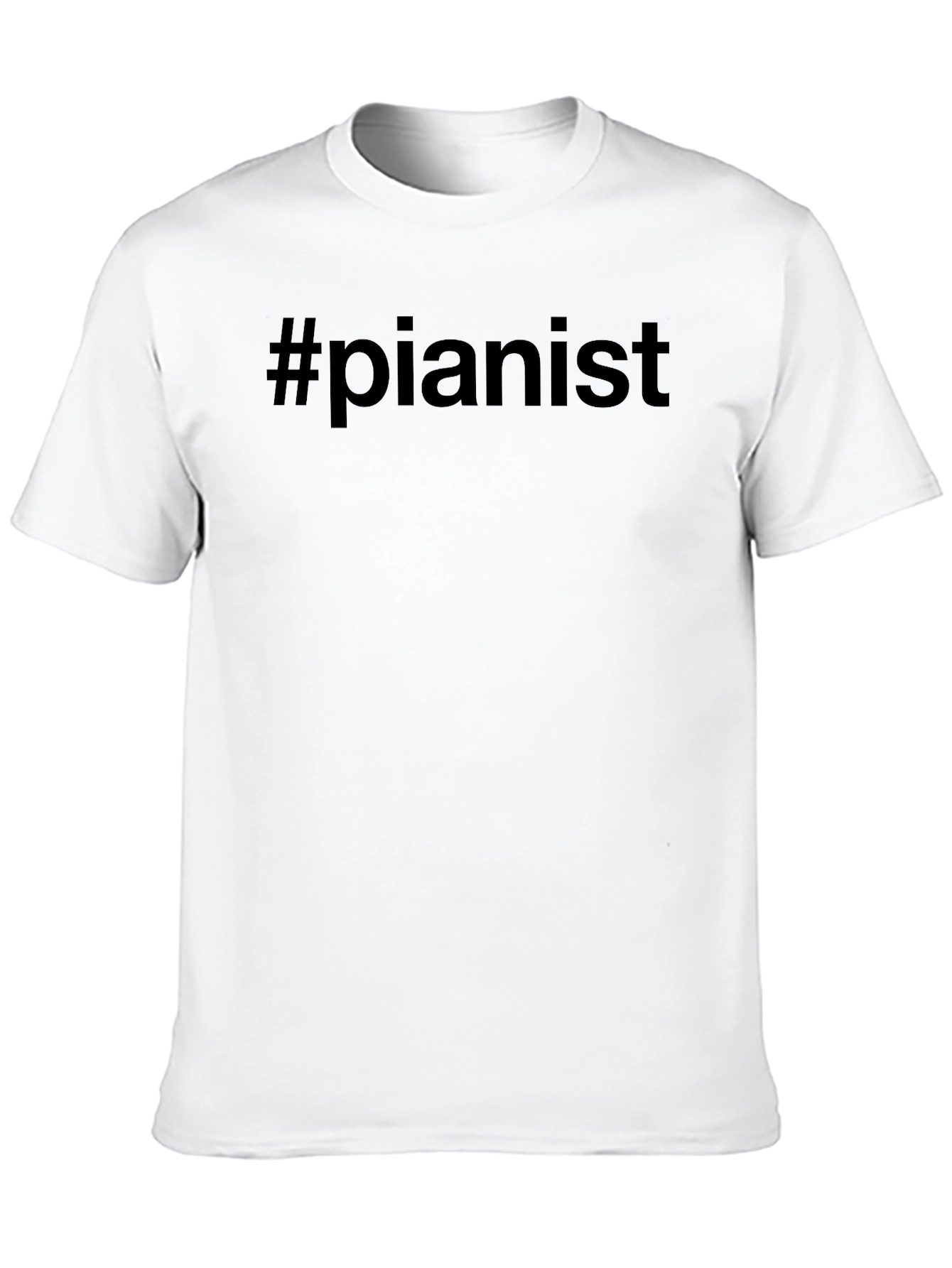 #pianist Black T-Shirt