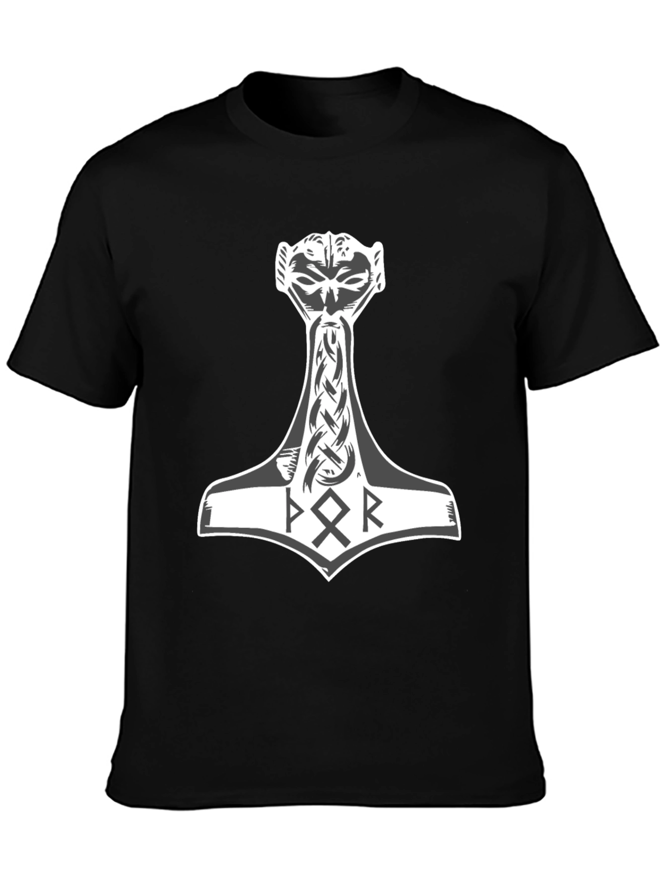 Viking Thor Hammer Graphic Tee