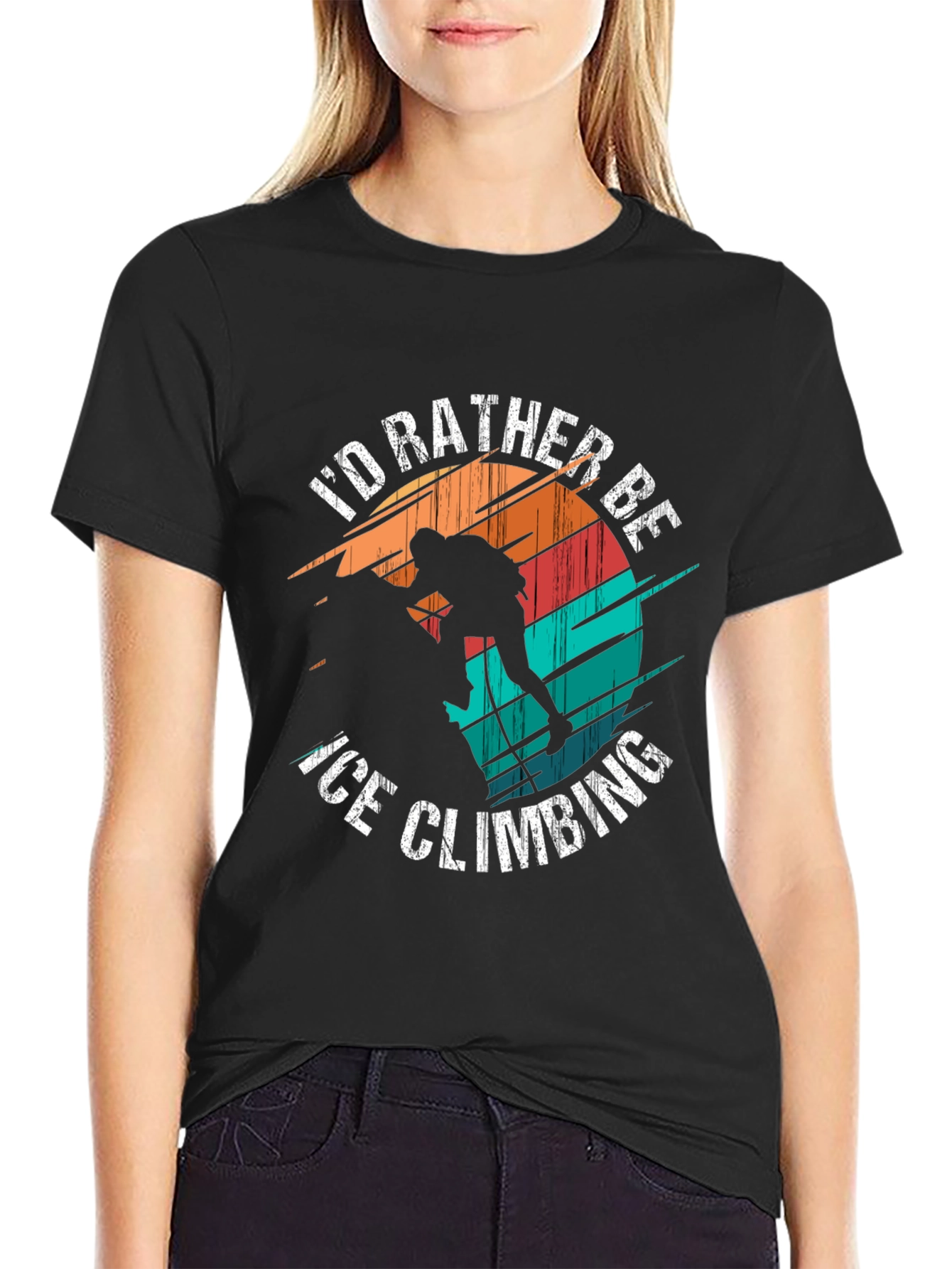 Ice Climbing T-Shirt - Outdoor Adventure Tee