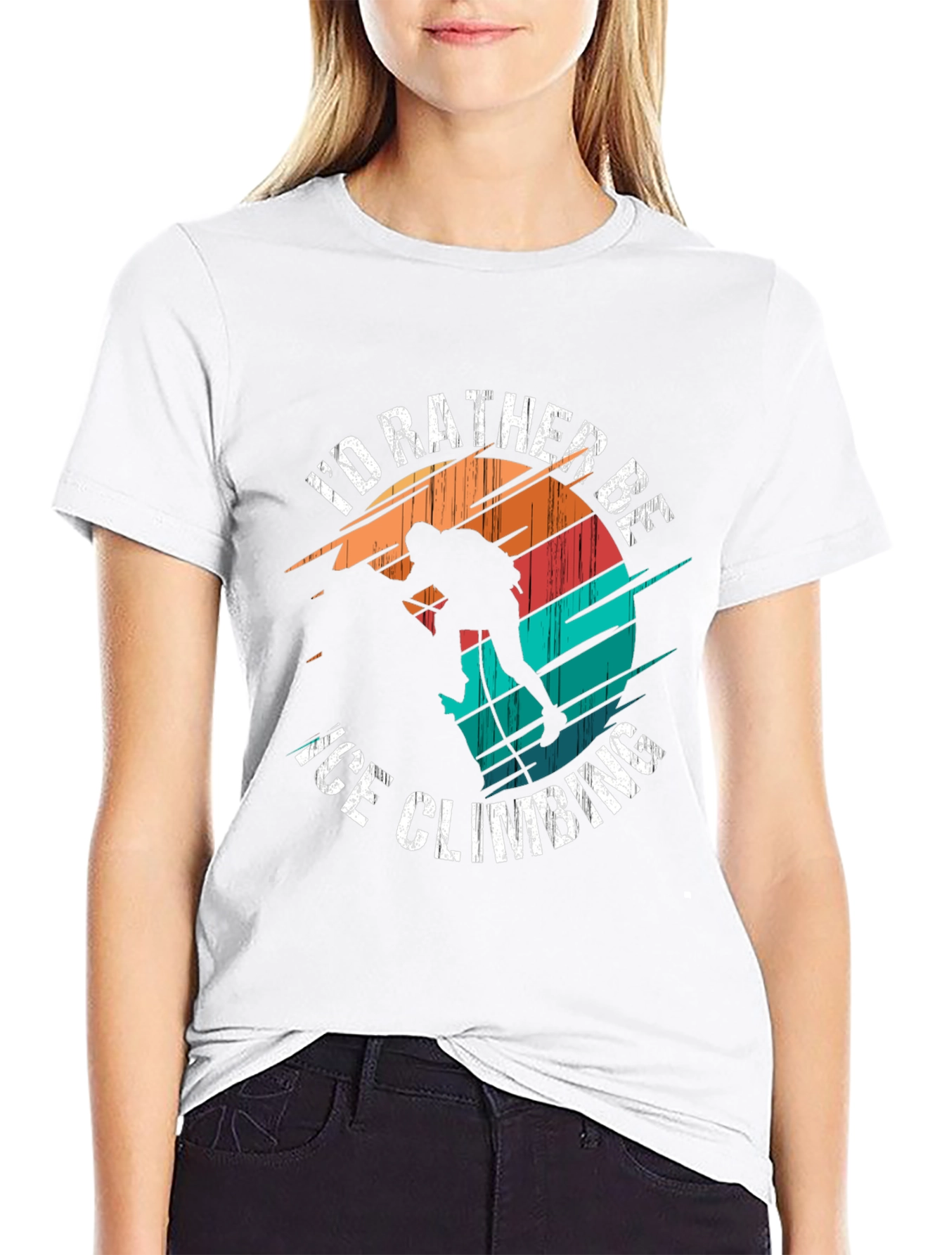 Ice Climbing T-Shirt - Outdoor Adventure Tee