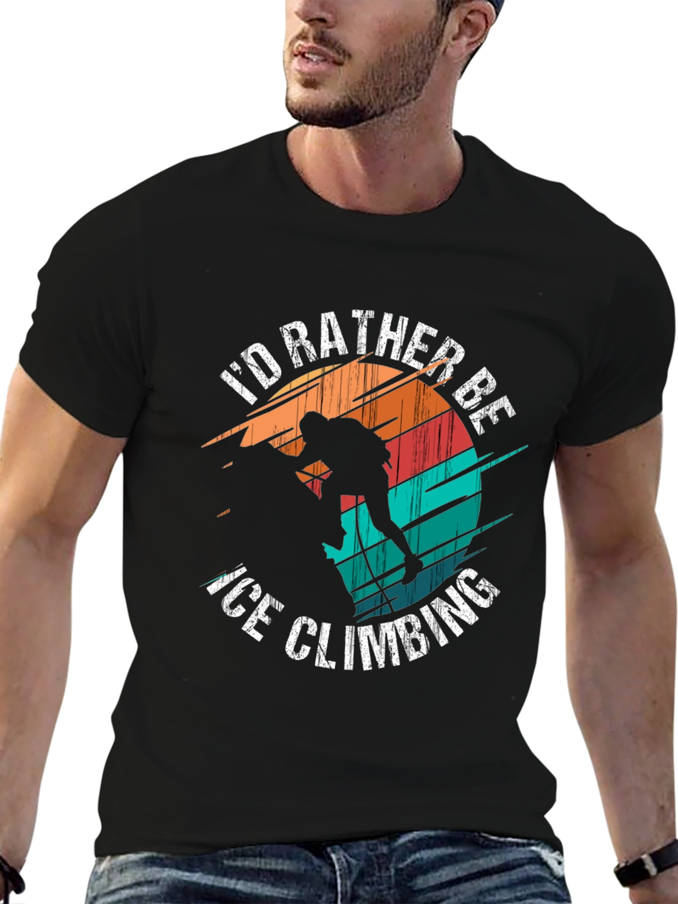 Ice Climbing T-Shirt - Outdoor Adventure Tee