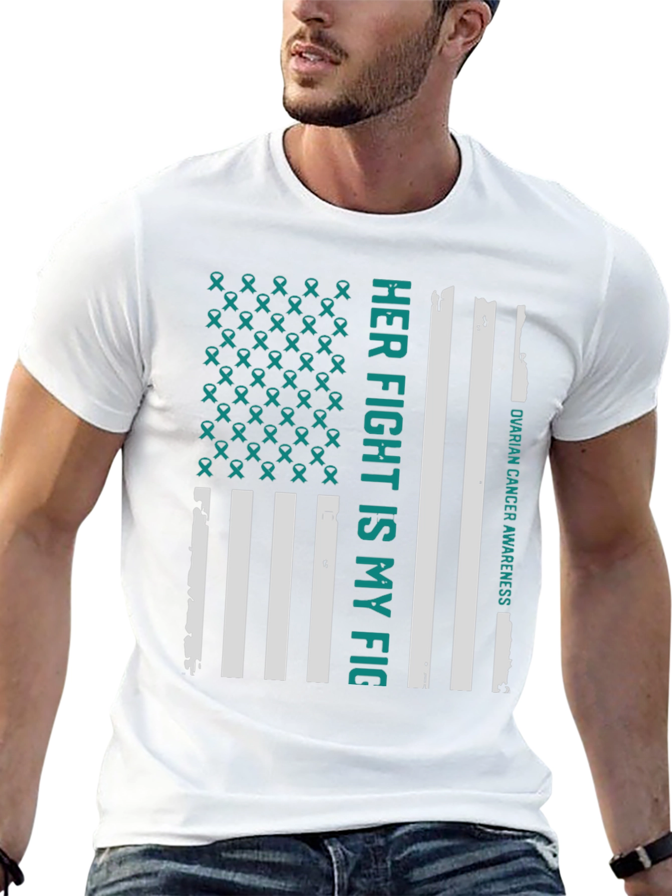 Ovarian Cancer Awareness Graphic Tee