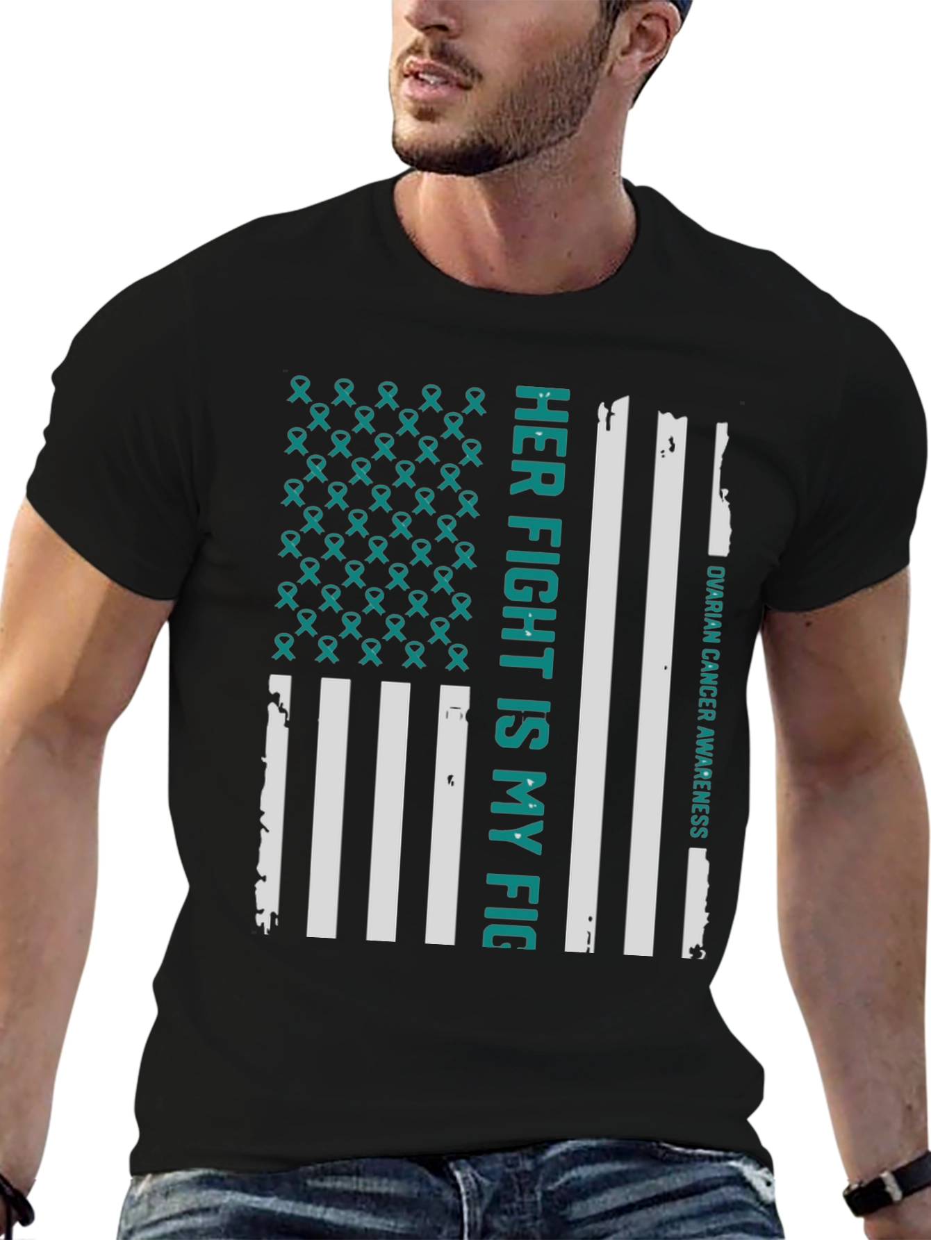 Ovarian Cancer Awareness Graphic Tee