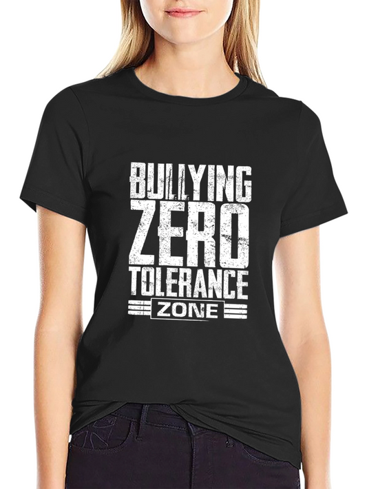 Bullying Zero Tolerance Zone Graphic Tee