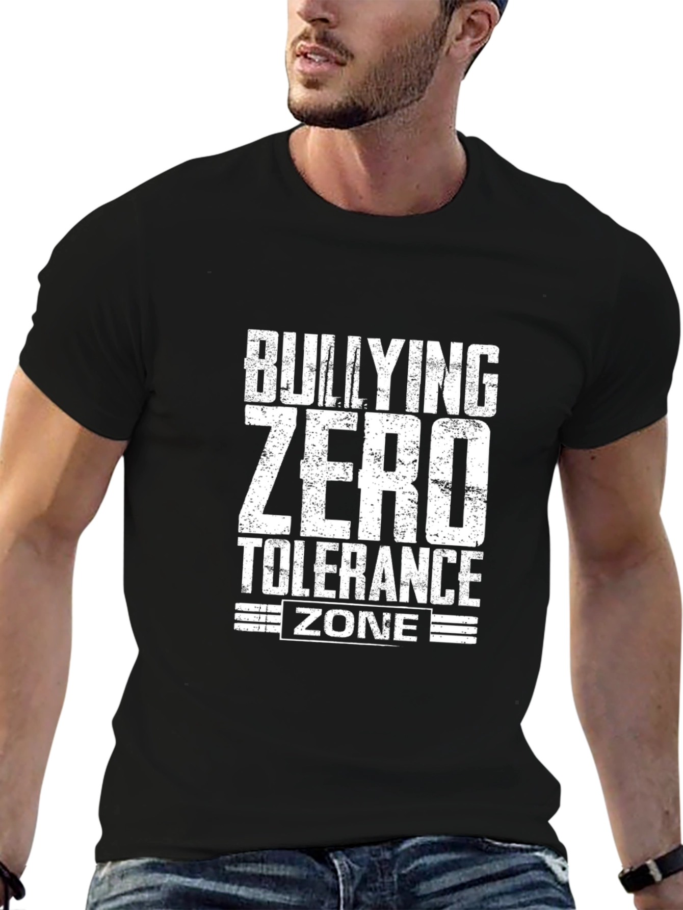 Bullying Zero Tolerance Zone Graphic Tee