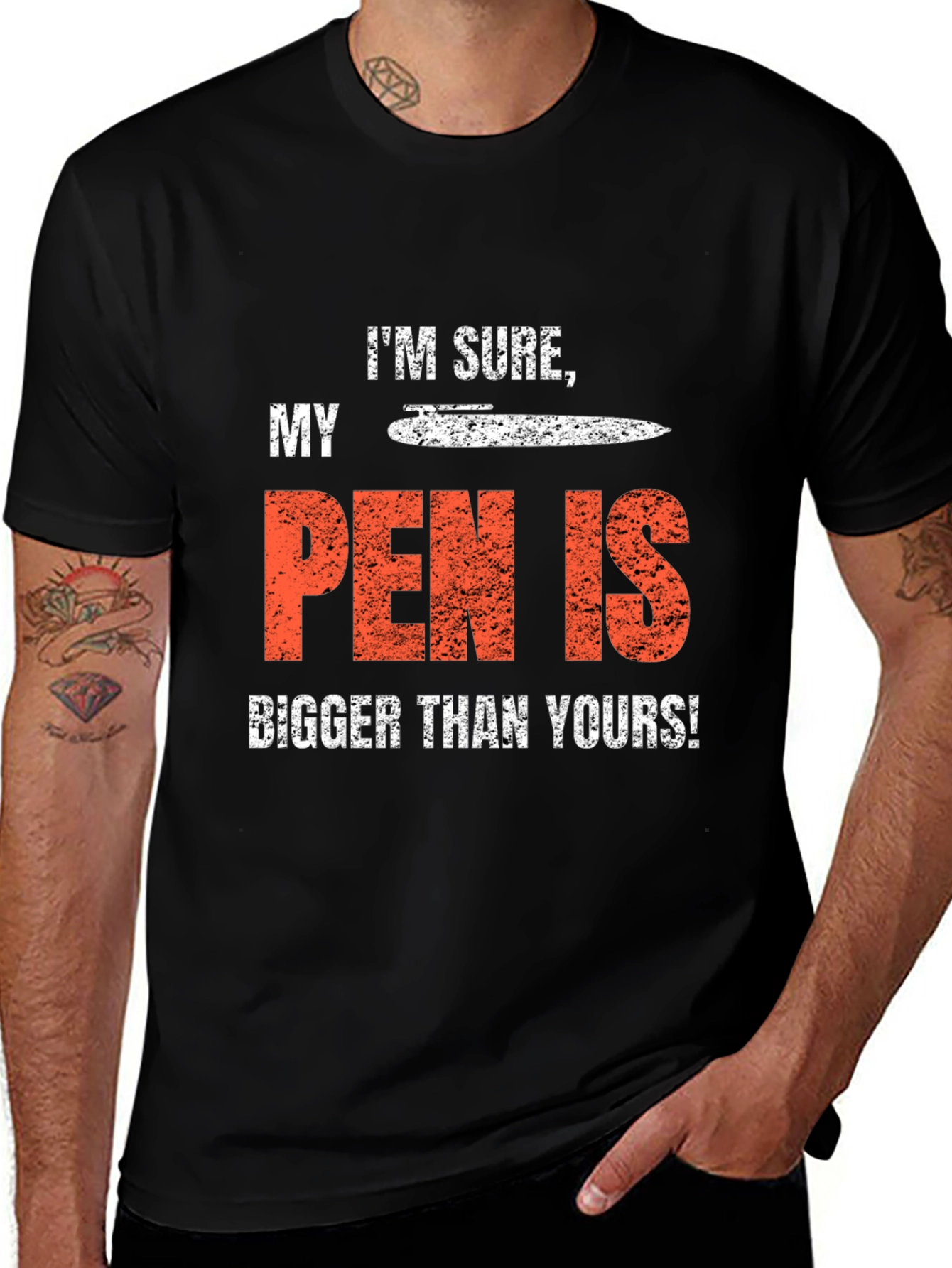 Funny T-Shirt: My Pen Is Bigger Than Yours