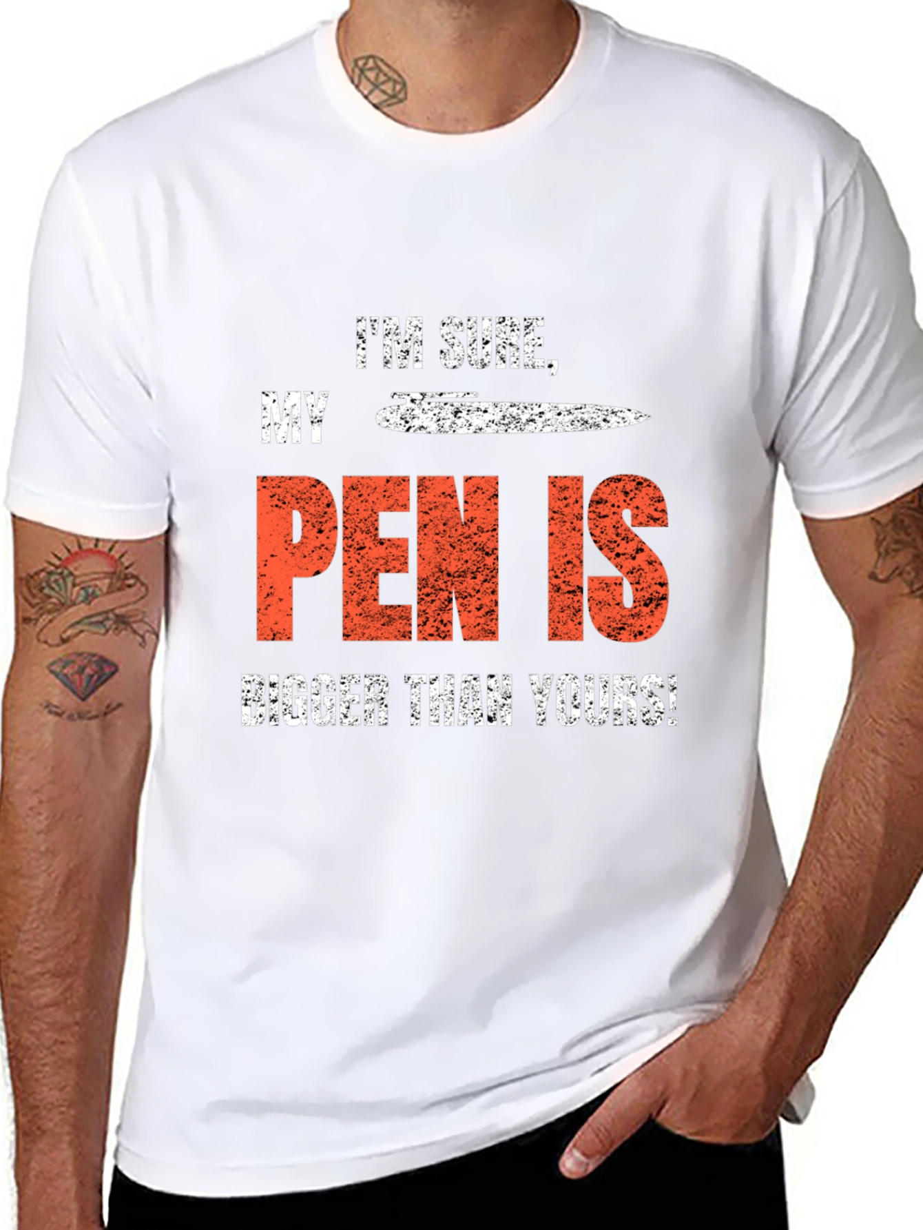 Funny T-Shirt: My Pen Is Bigger Than Yours