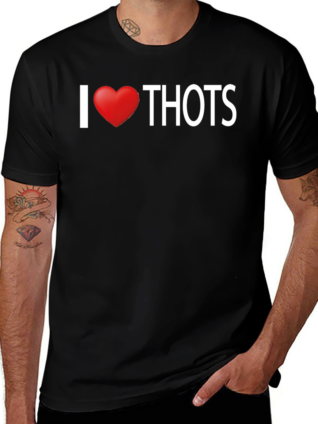I Love THOTS T-Shirt - Black