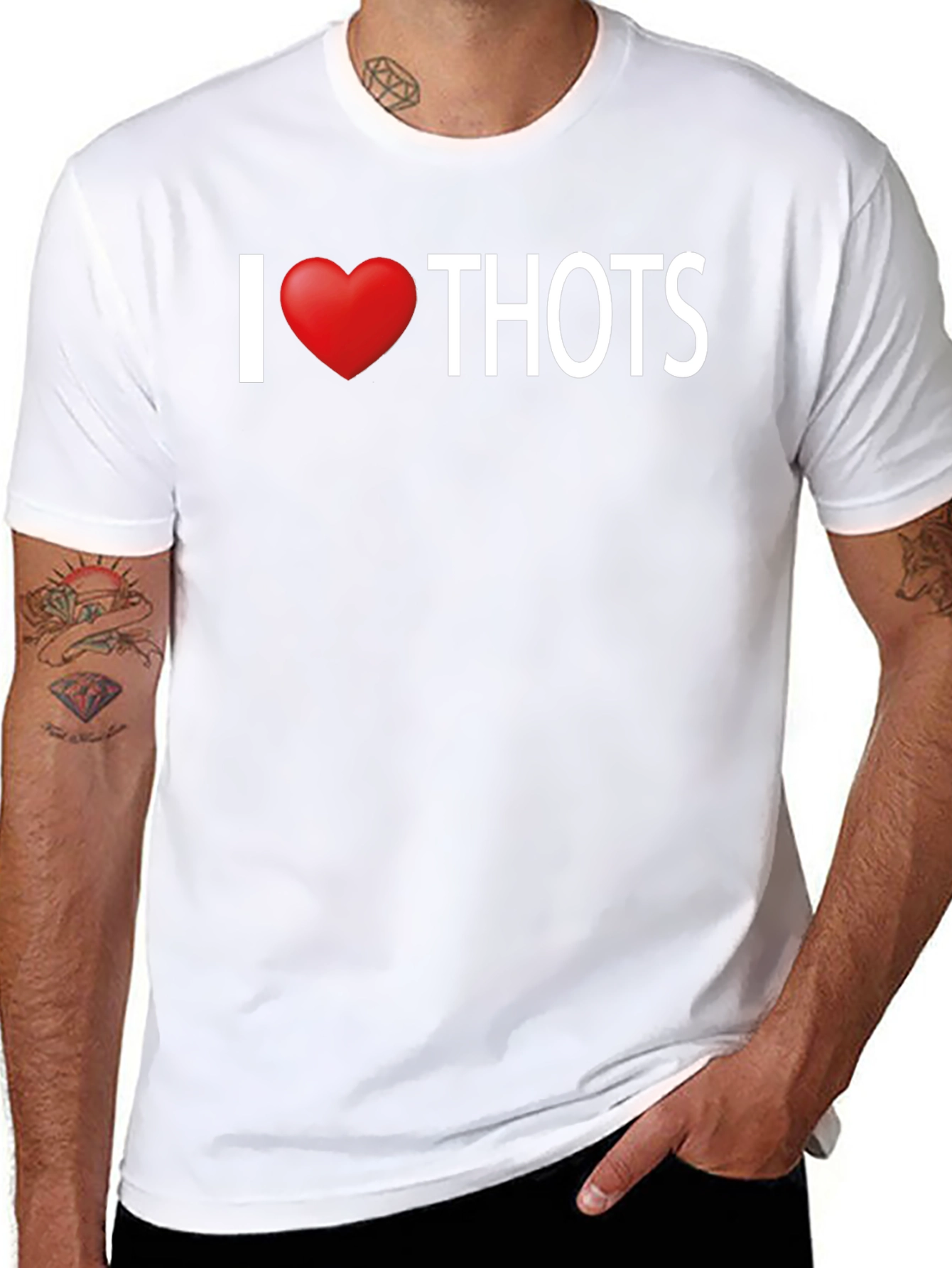 I Love THOTS T-Shirt - Black