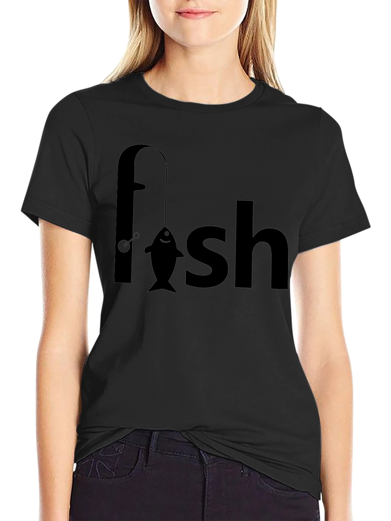 Fishing Rod Fish Pun Graphic T-Shirt