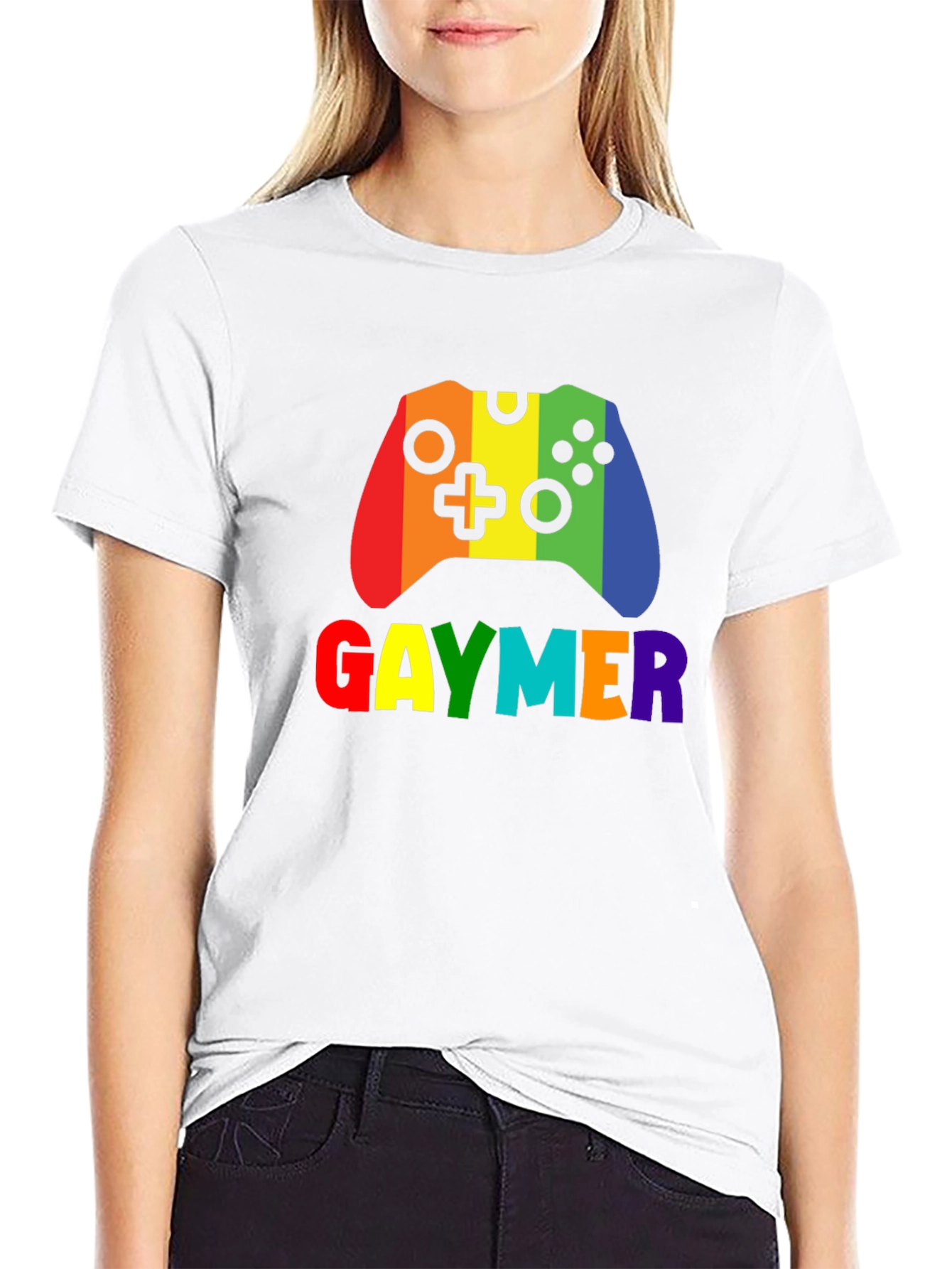 Gaymer Rainbow Graphic T-Shirt