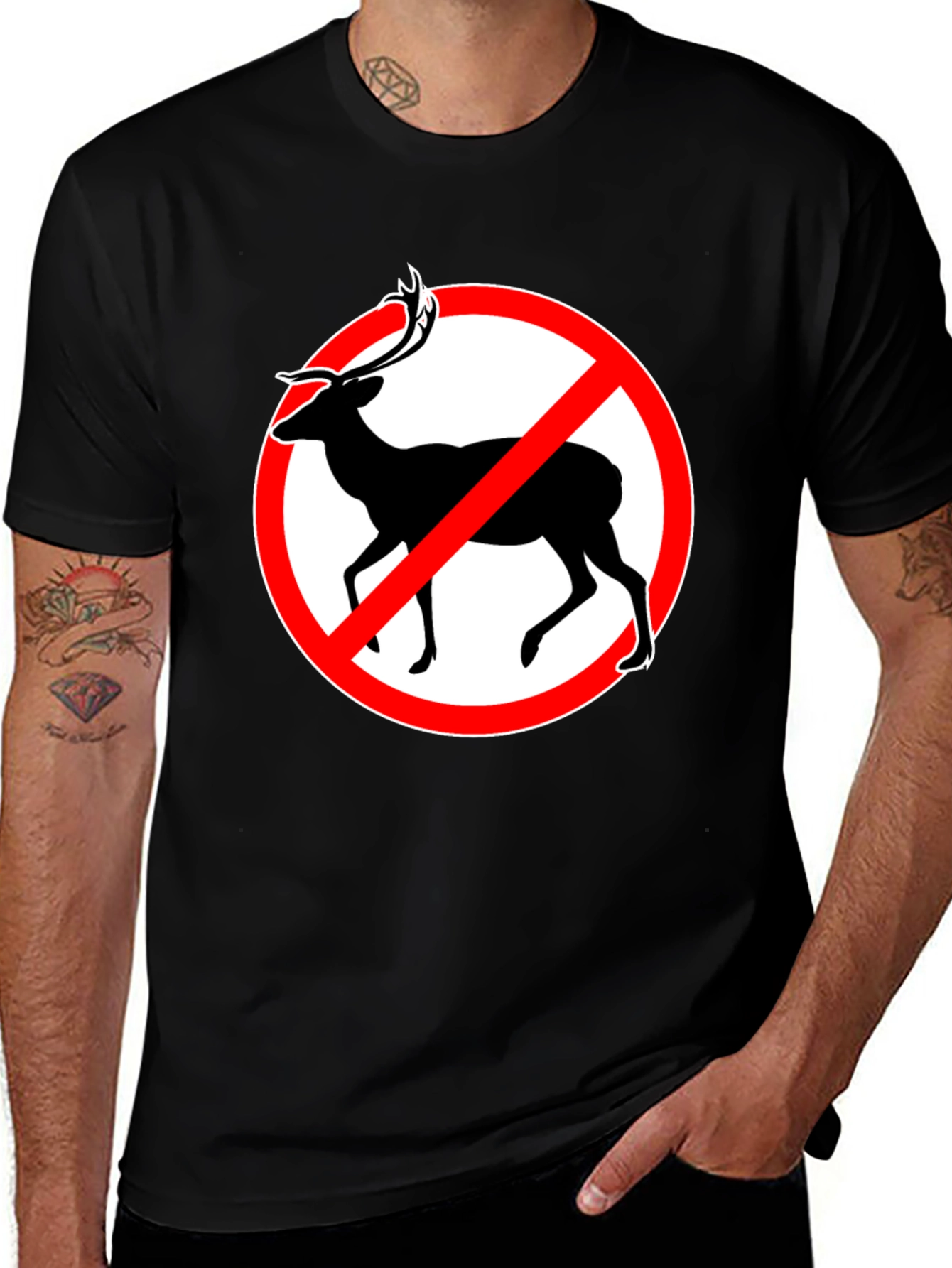 No Deer Zone Graphic T-Shirt
