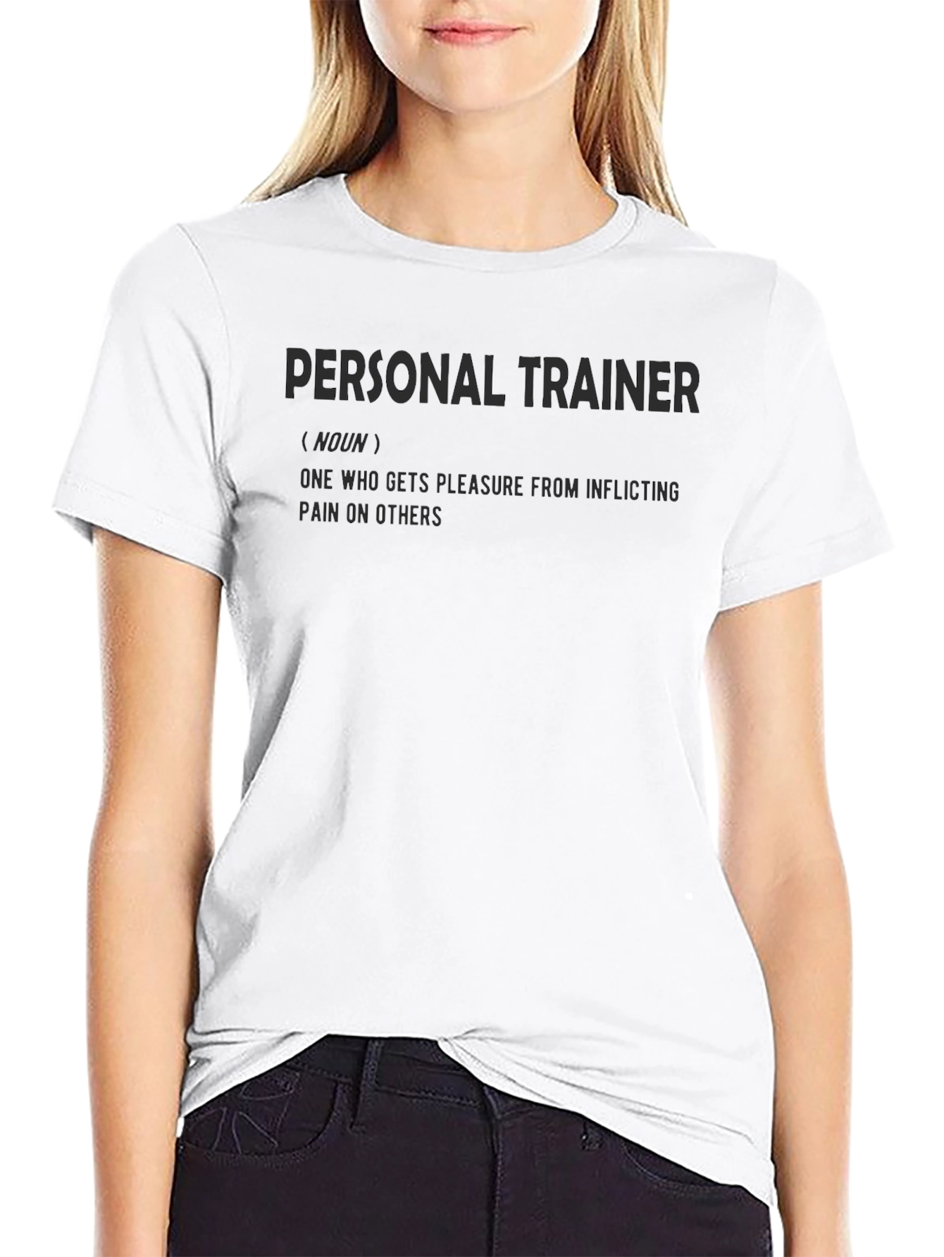 Personal Trainer Definition Black T-Shirt