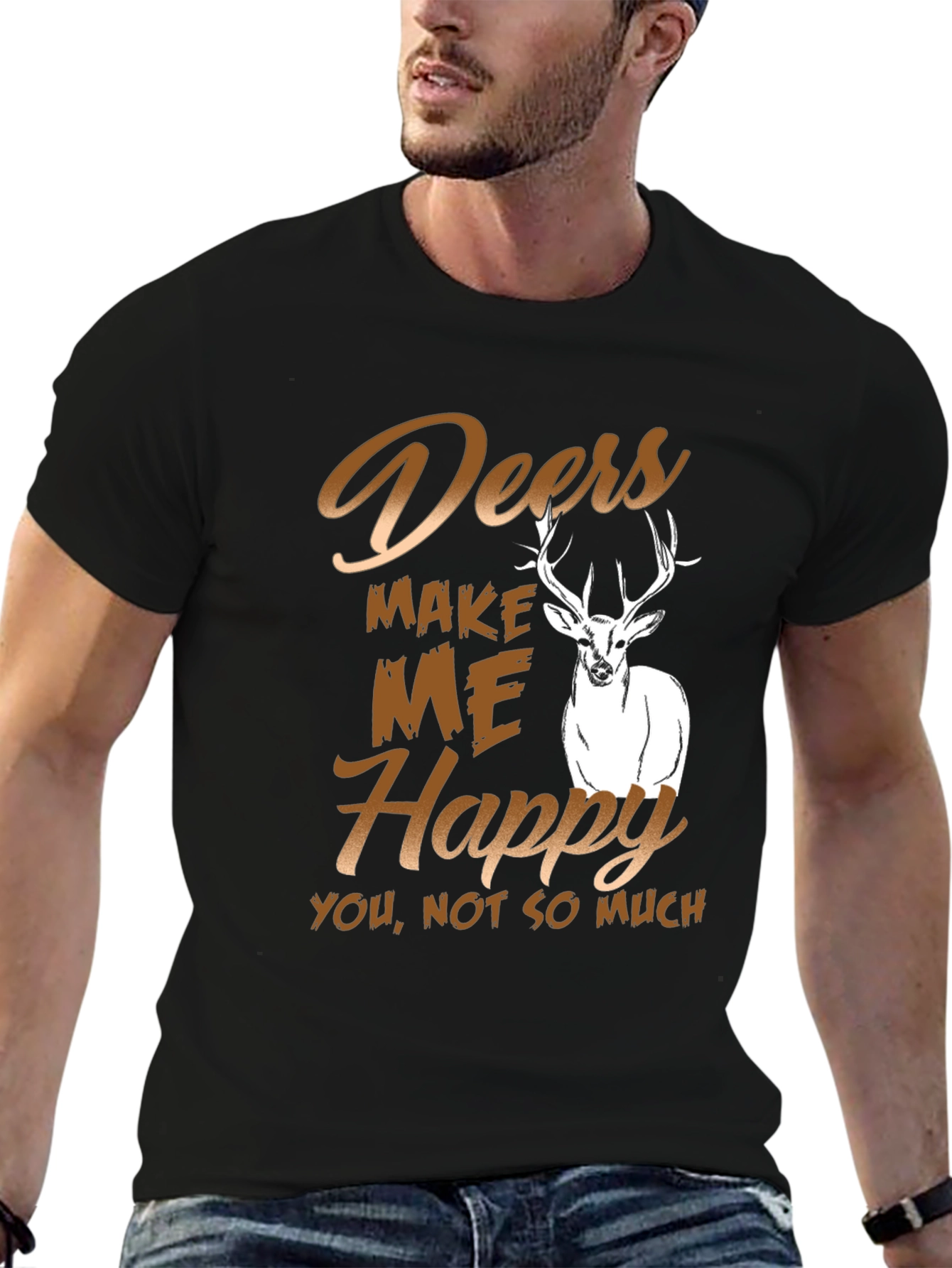 Deers Make Me Happy T-Shirt