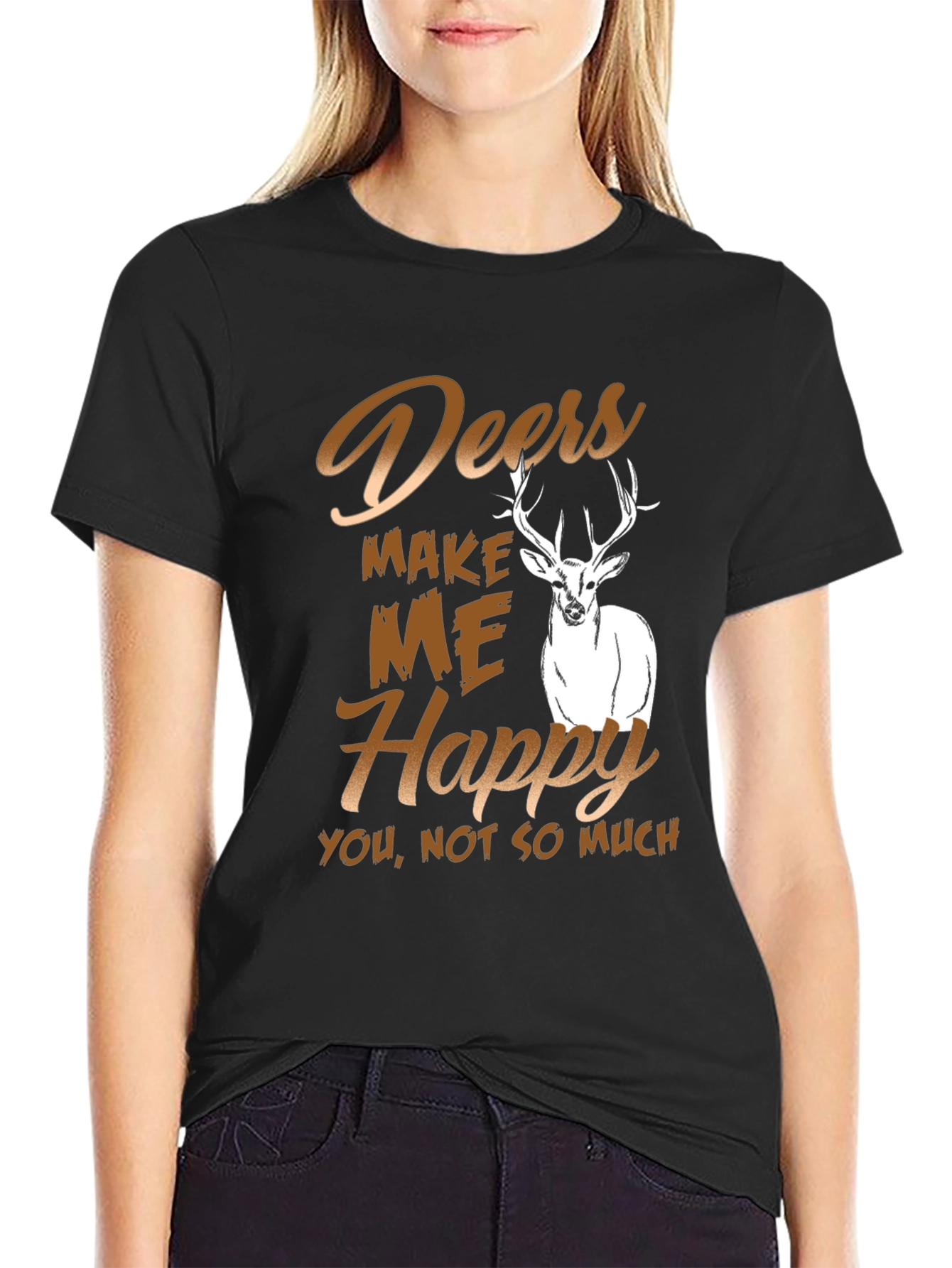Deers Make Me Happy T-Shirt