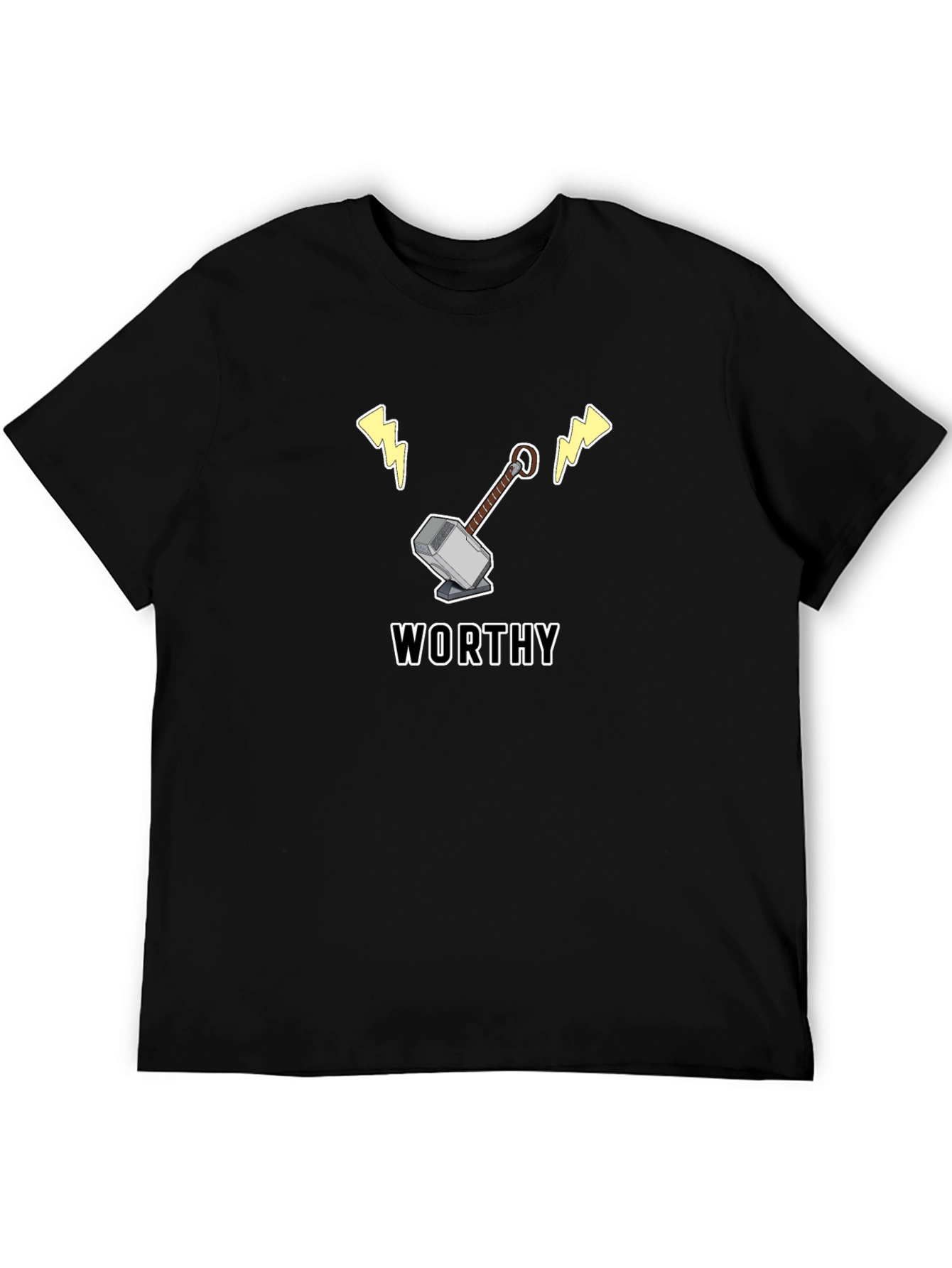 Worthy Mjolnir T-Shirt - Comic Fan Apparel
