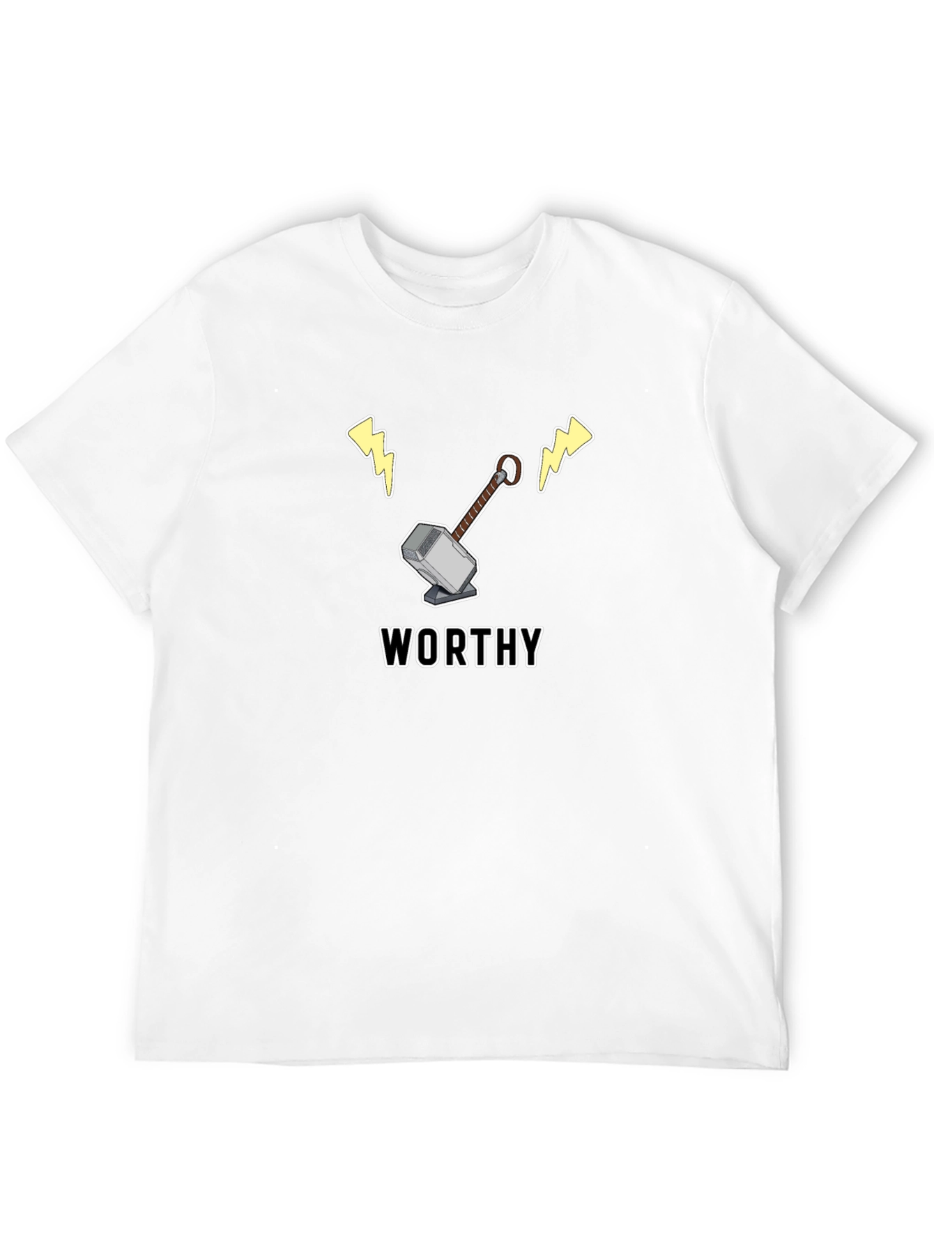 Worthy Mjolnir T-Shirt - Comic Fan Apparel