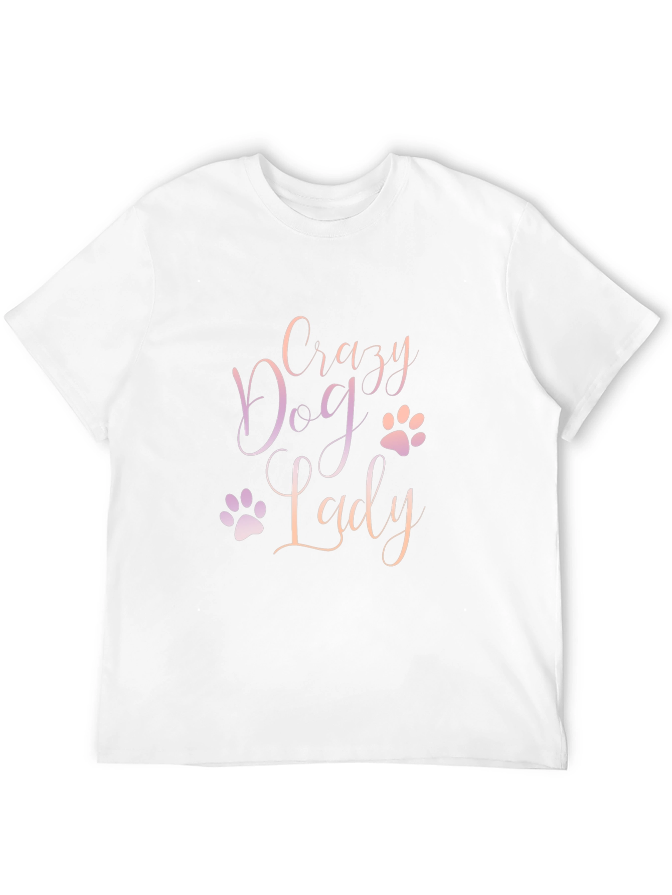 Crazy Dog Lady Black Tee