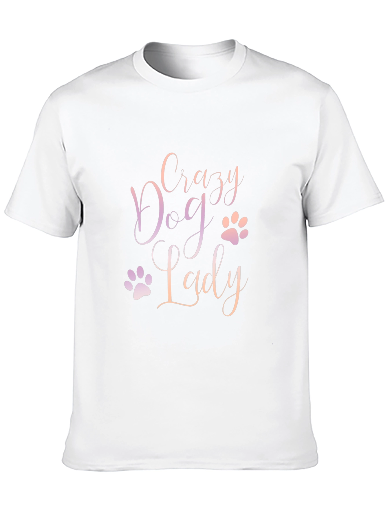 Crazy Dog Lady Black Tee