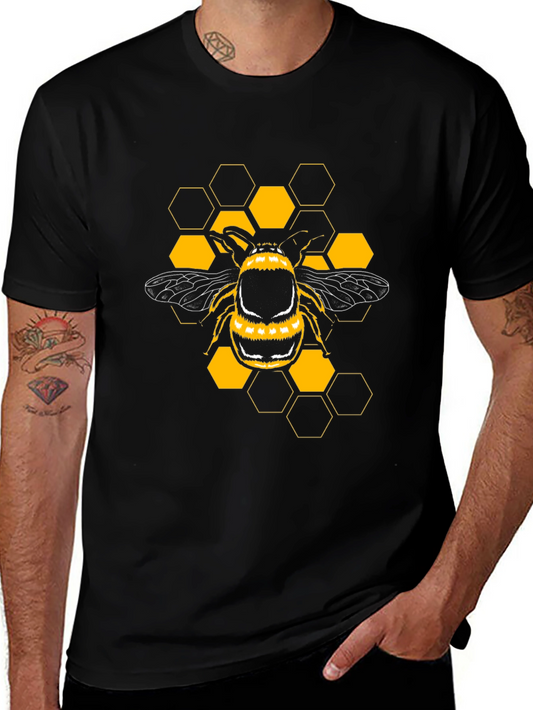 Bee Graphic Black T-Shirt