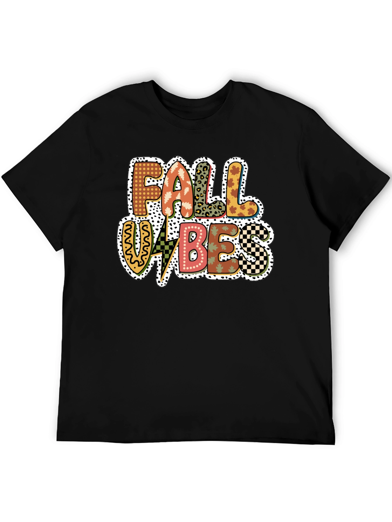 Fall Vibes Graphic Tee - Trendy Autumn Design