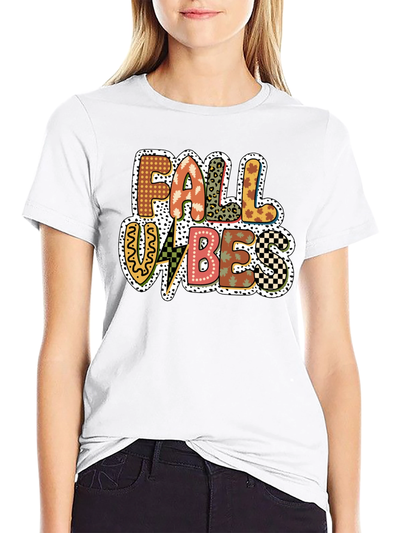 Fall Vibes Graphic Tee - Trendy Autumn Design