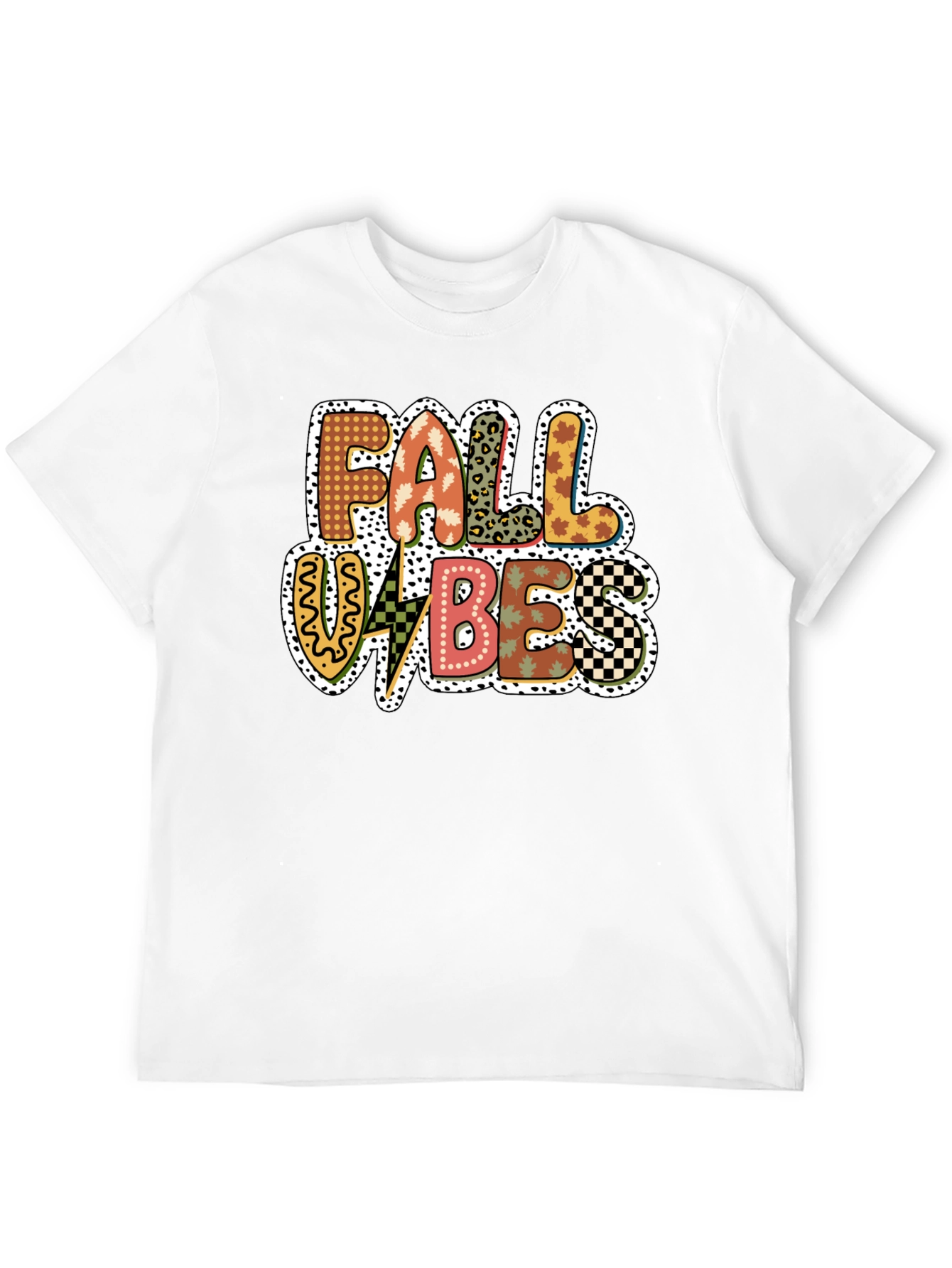 Fall Vibes Graphic Tee - Trendy Autumn Design