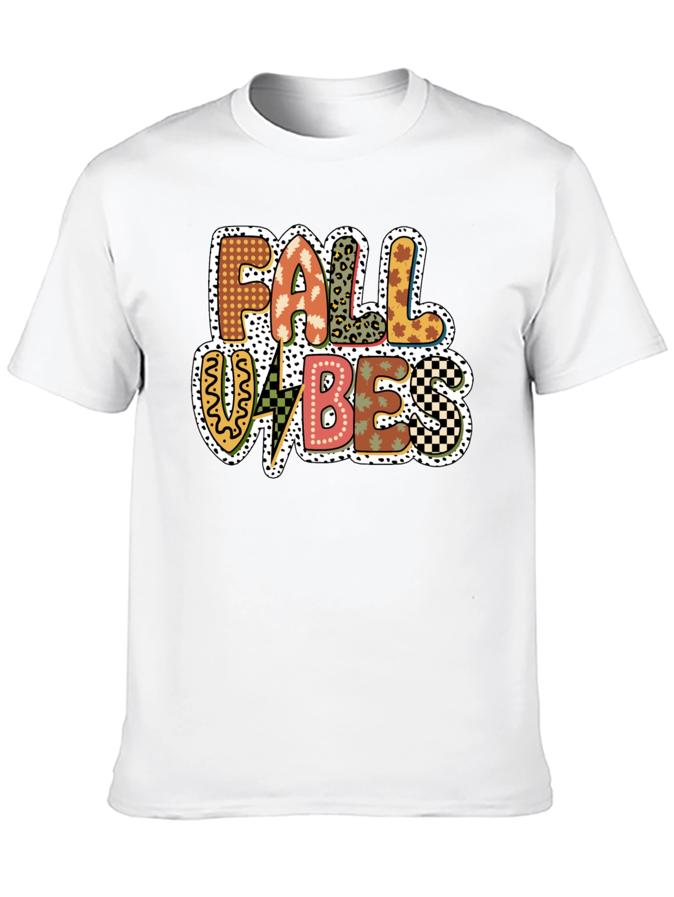 Fall Vibes Graphic Tee - Trendy Autumn Design