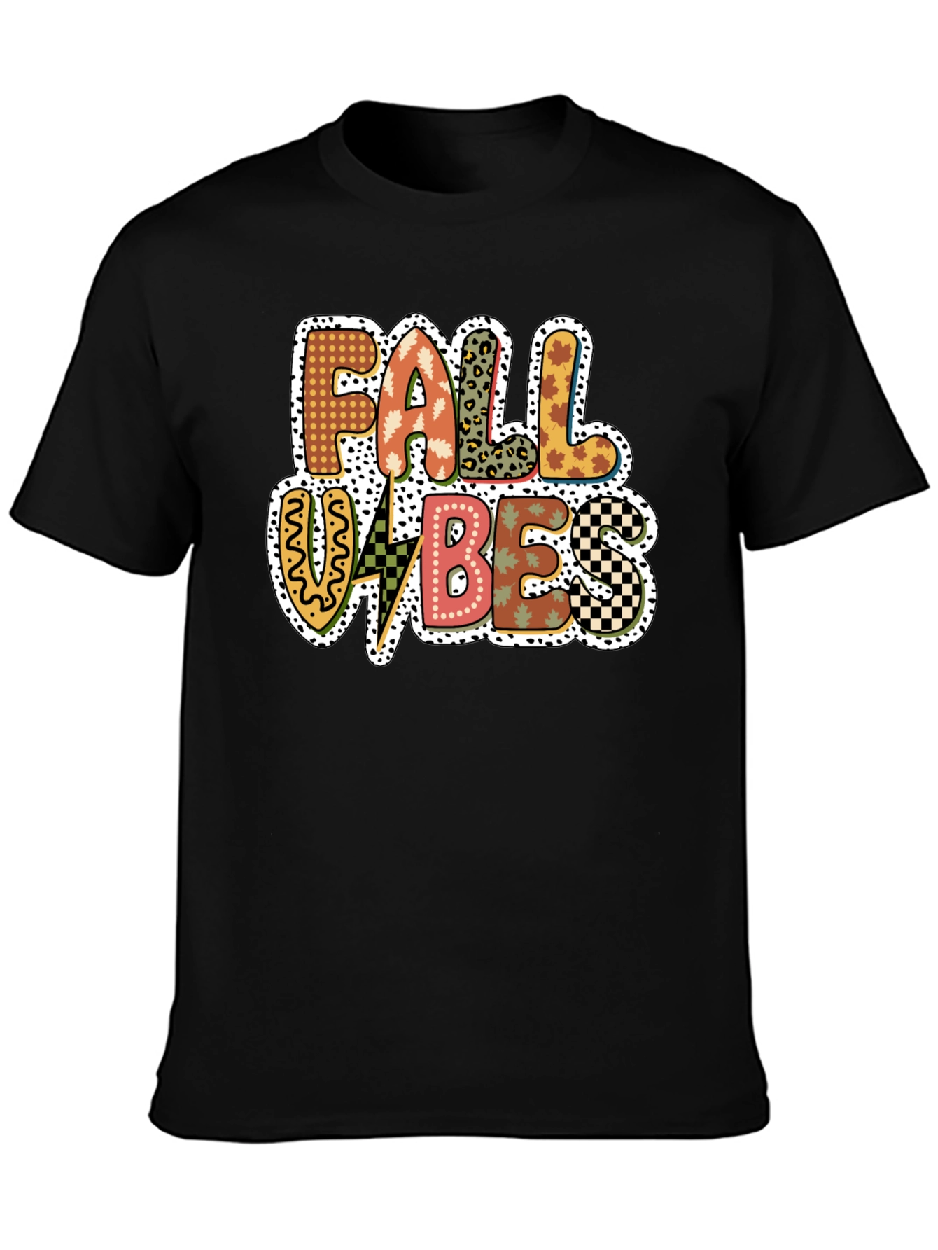 Fall Vibes Graphic Tee - Trendy Autumn Design