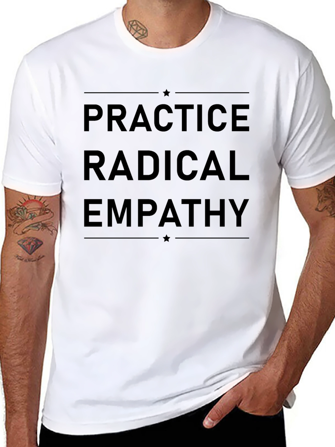 Radical Empathy Graphic T-Shirt - Unisex Black Tee