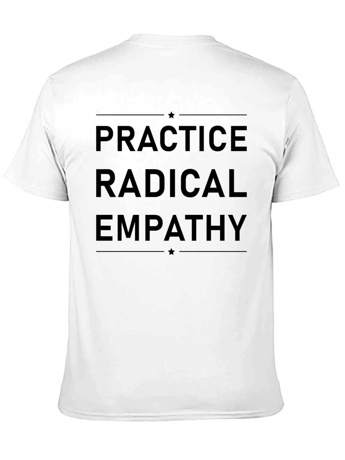 Radical Empathy Graphic T-Shirt - Unisex Black Tee
