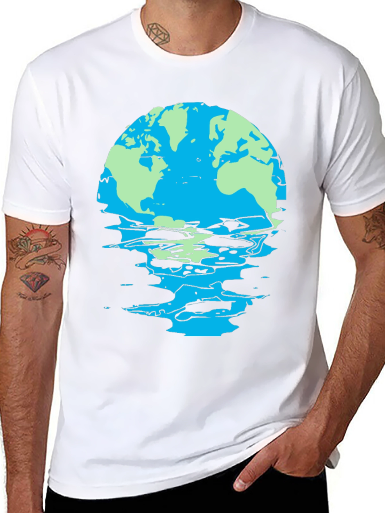 Earth Graphic Print Tee