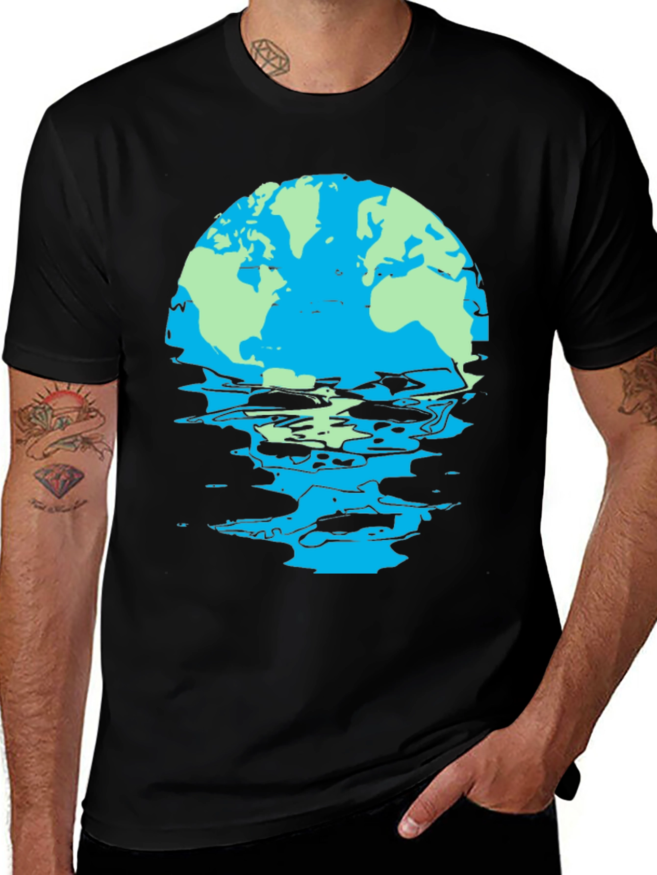 Earth Graphic Print Tee