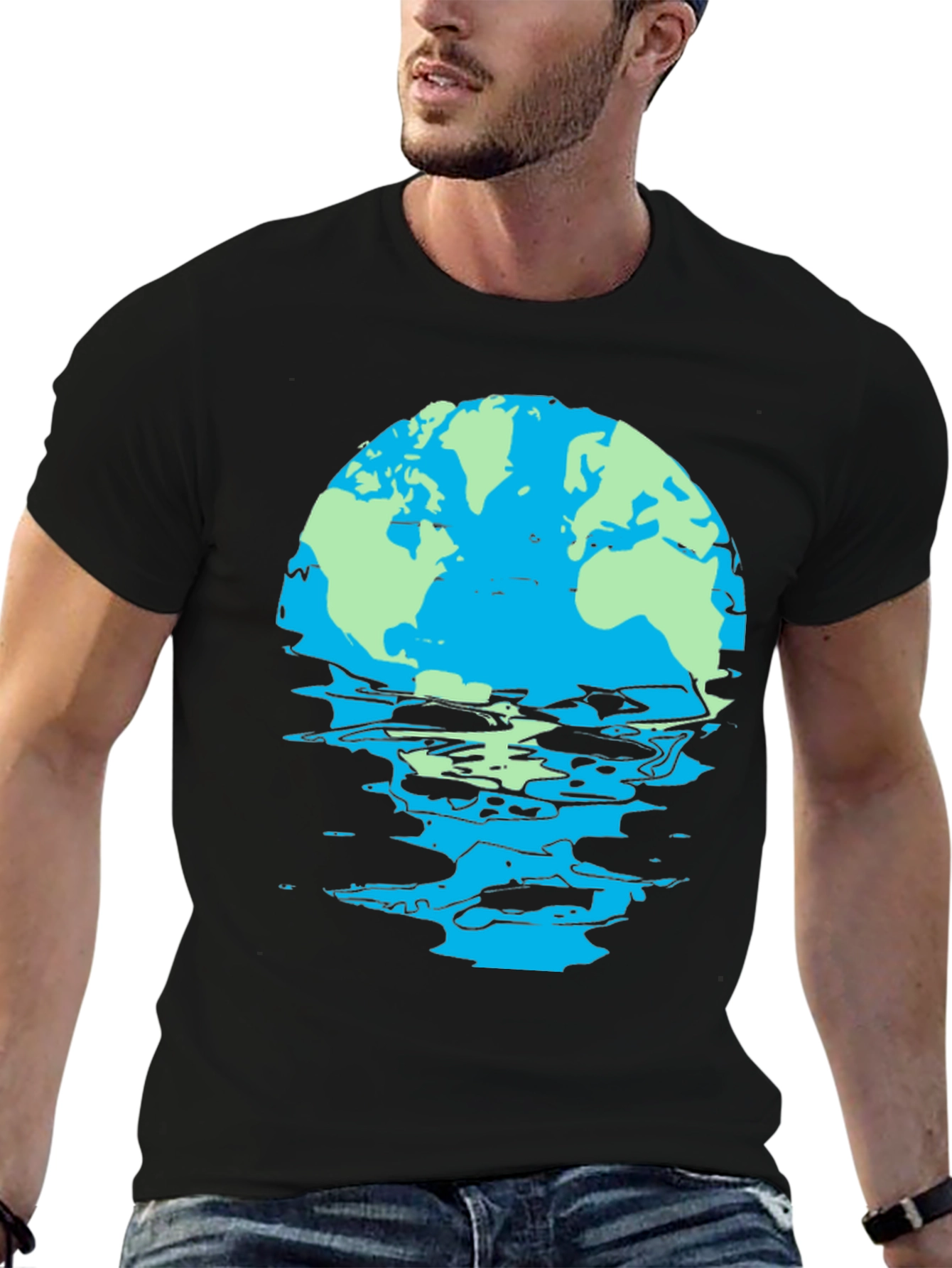 Earth Graphic Print Tee