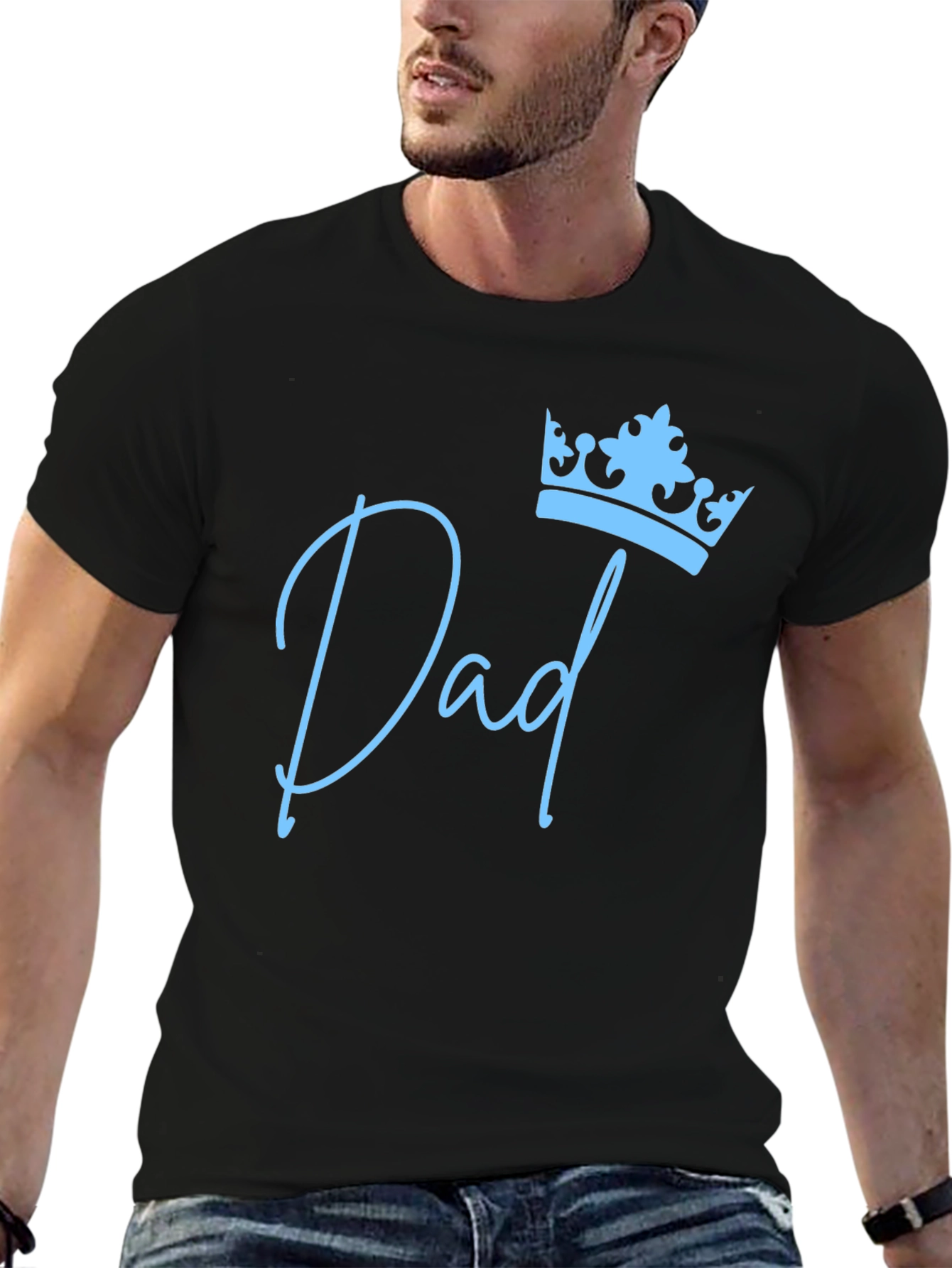 Dad King Crown Graphic Tee