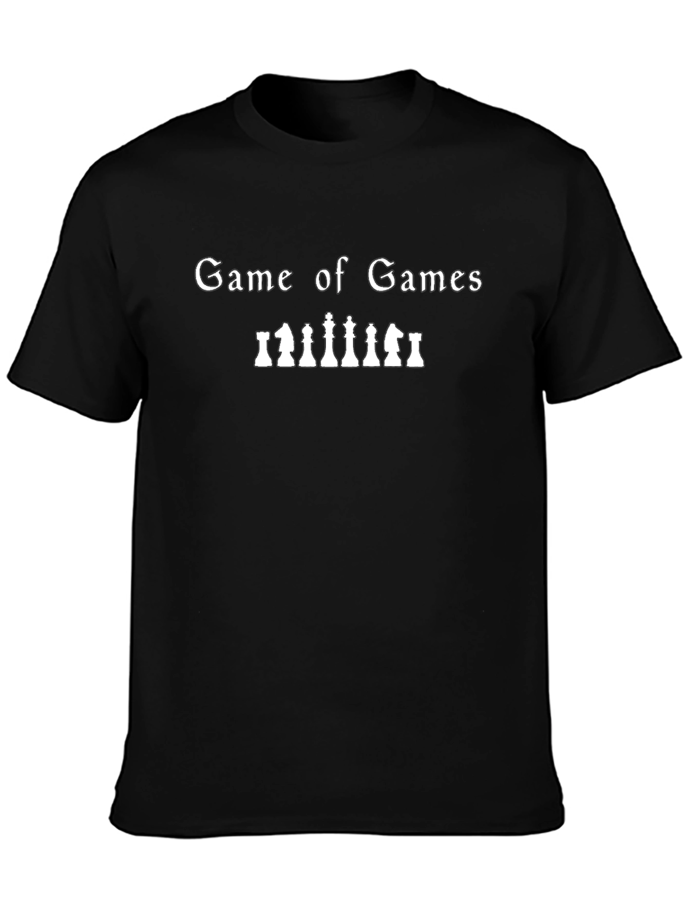 Game of Games Chess Piece T-Shirt - Black