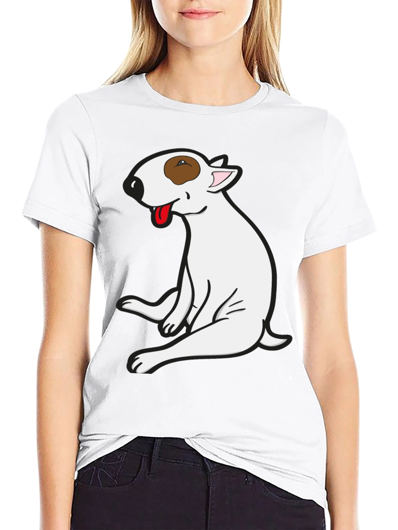 Bull Terrier Graphic Tee - Unique Dog Lover Shirt
